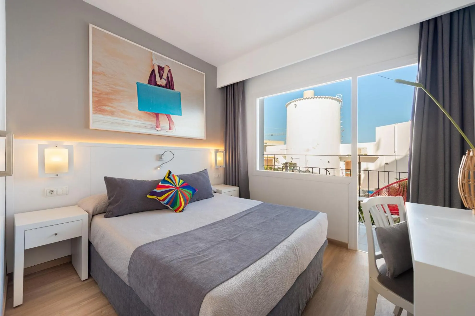 Bed in Hotel Cenit & Apts Sol y Viento