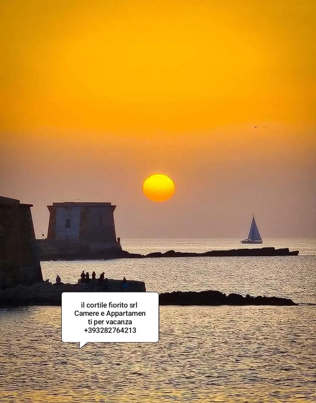 Sea view in Il Cortile Fiorito