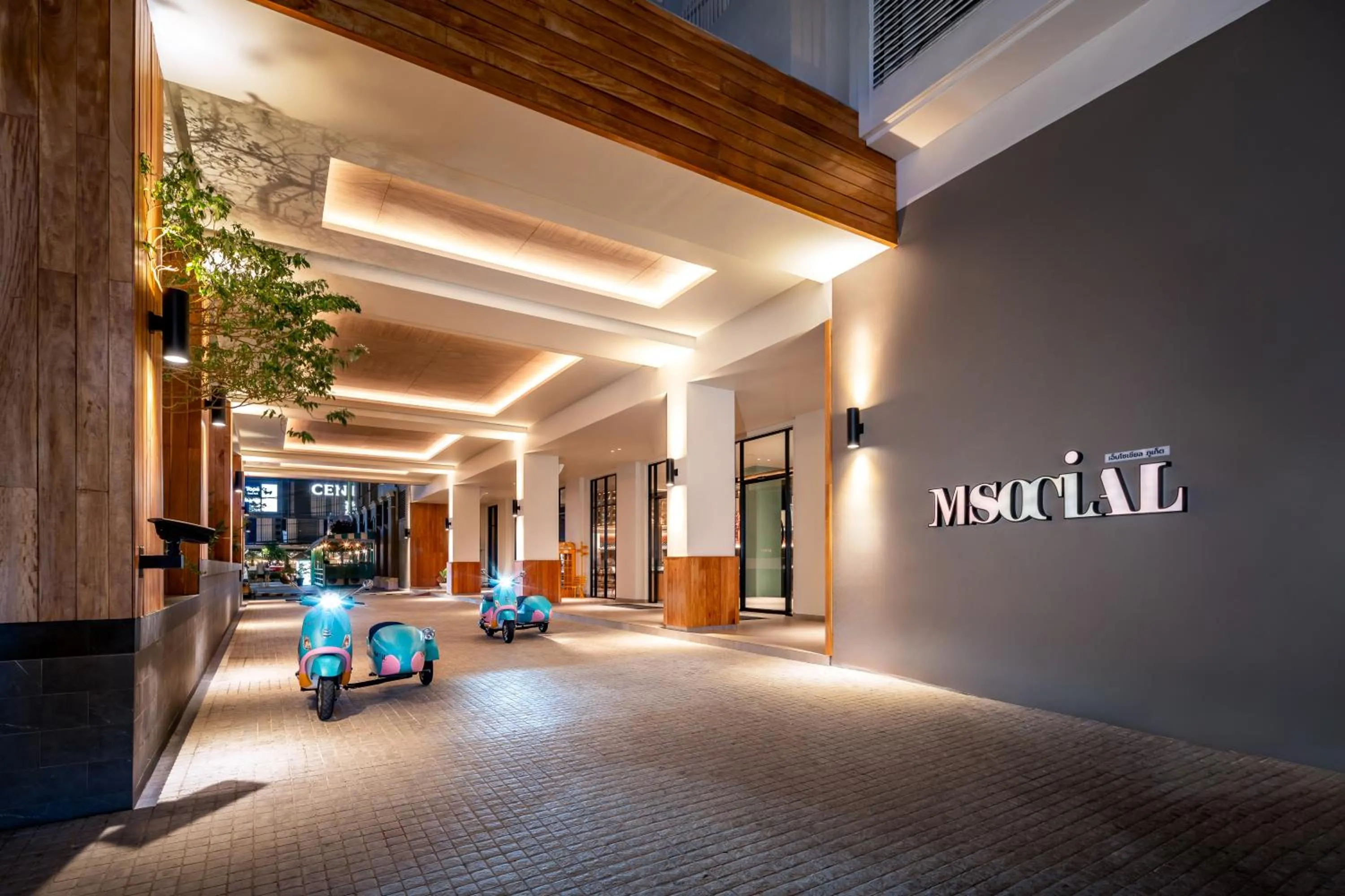 Facade/entrance in M Social Hotel Phuket