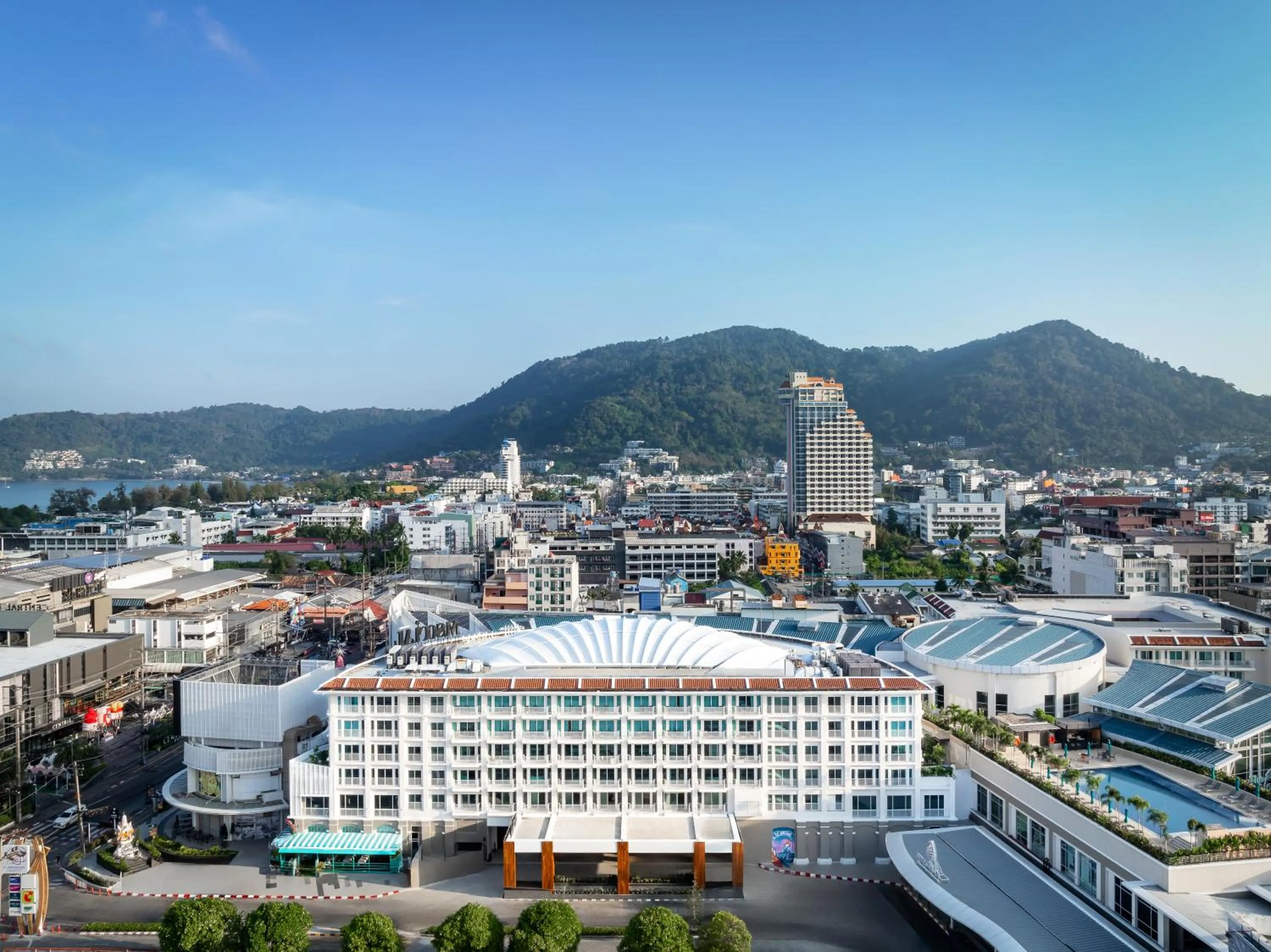 Property building in M Social Hotel Phuket