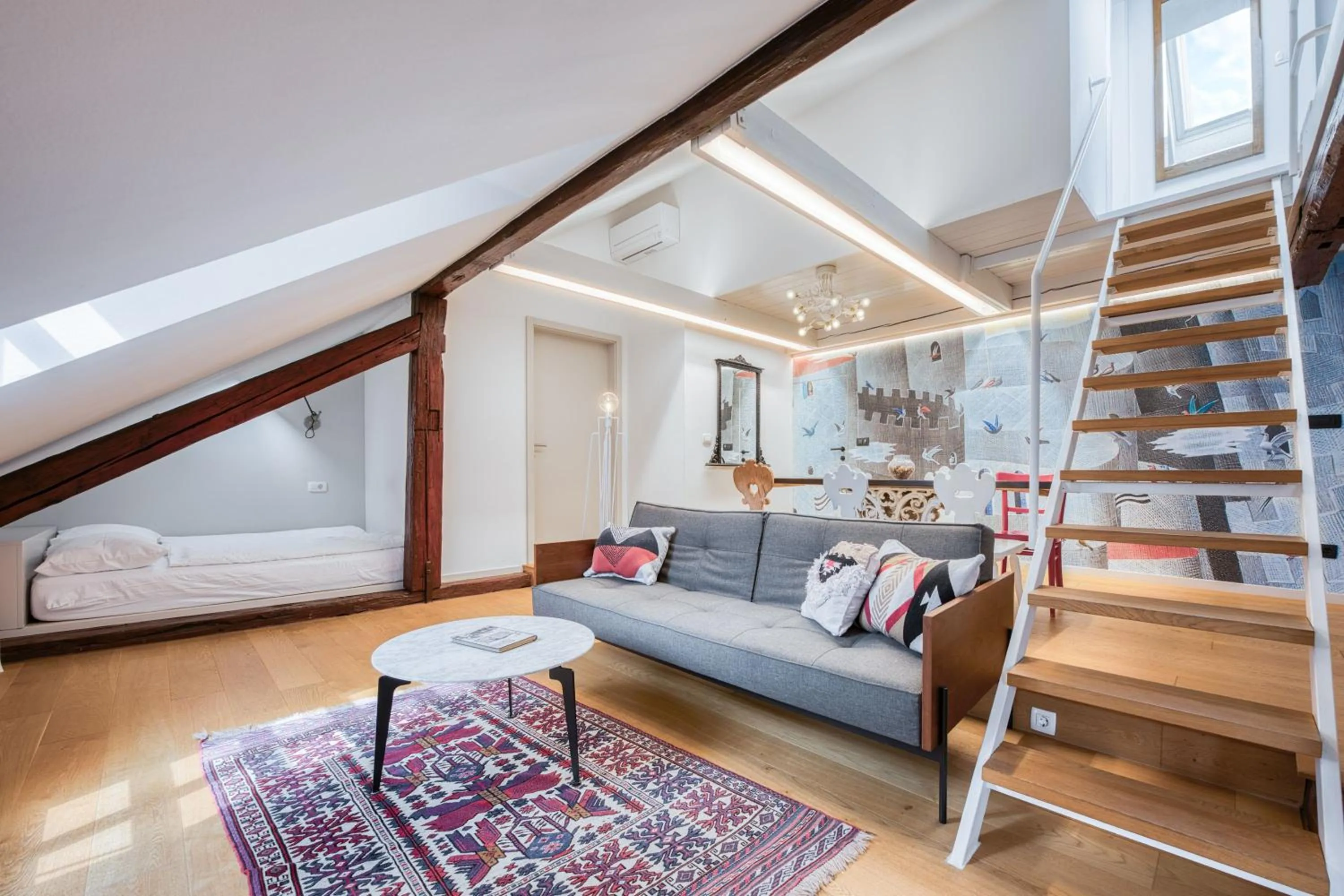 Bed in Tromostovje apartments