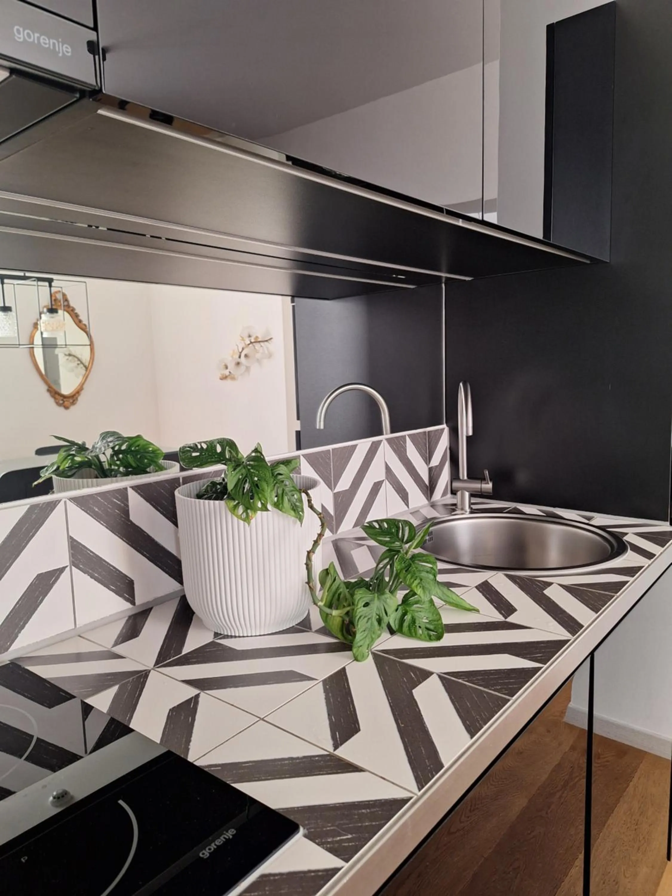 kitchen in Tromostovje apartments