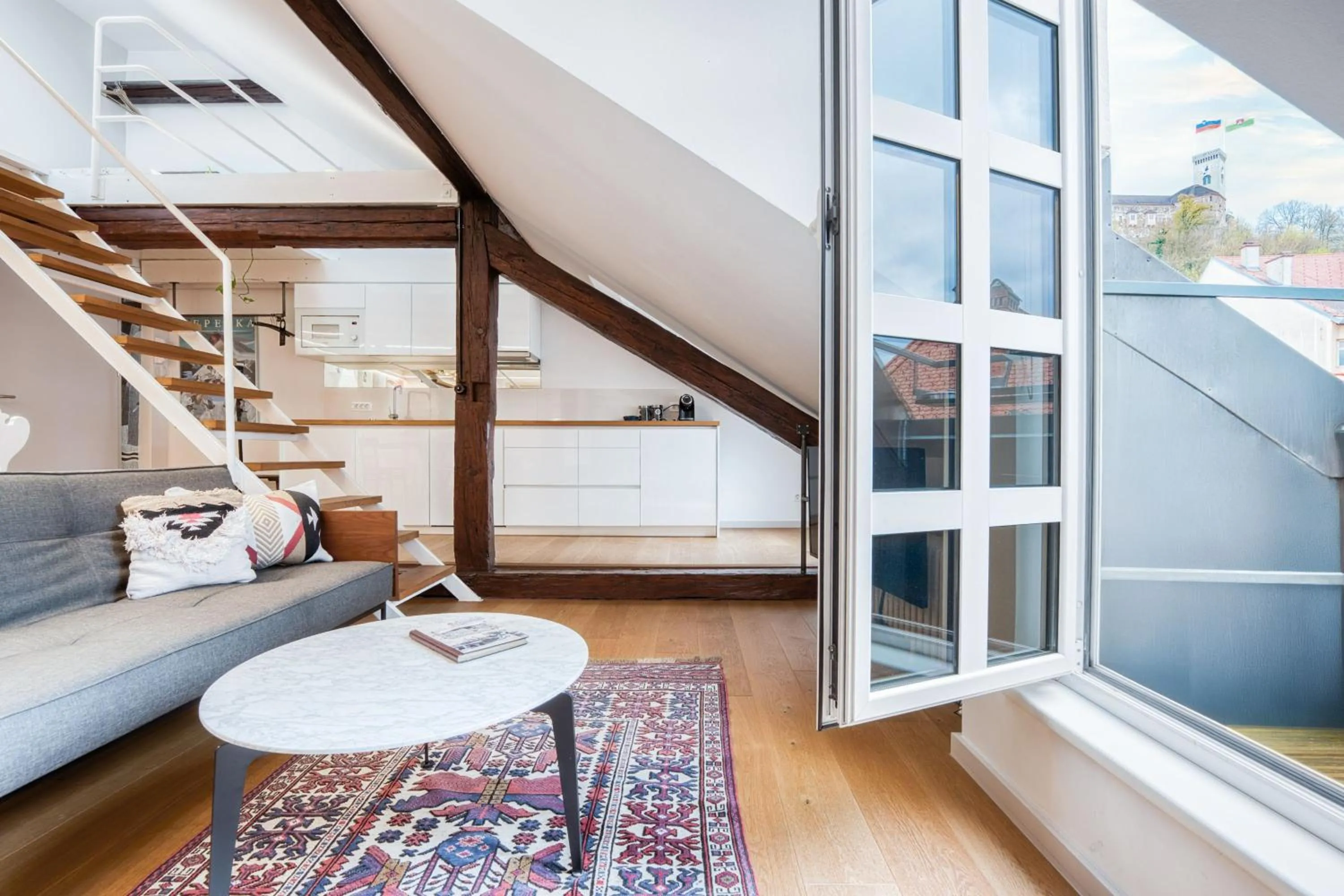 Living room in Tromostovje apartments