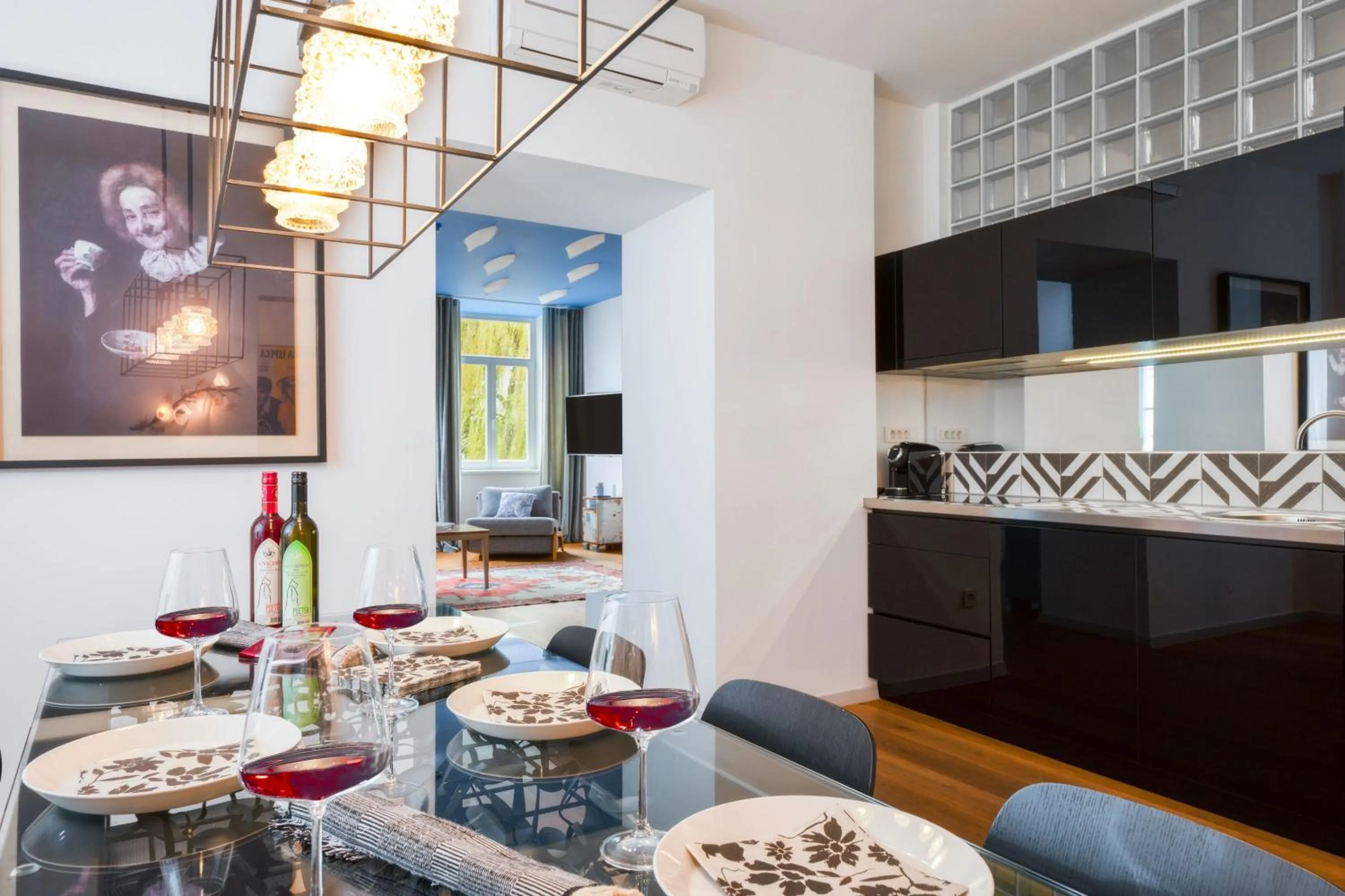 kitchen in Tromostovje apartments