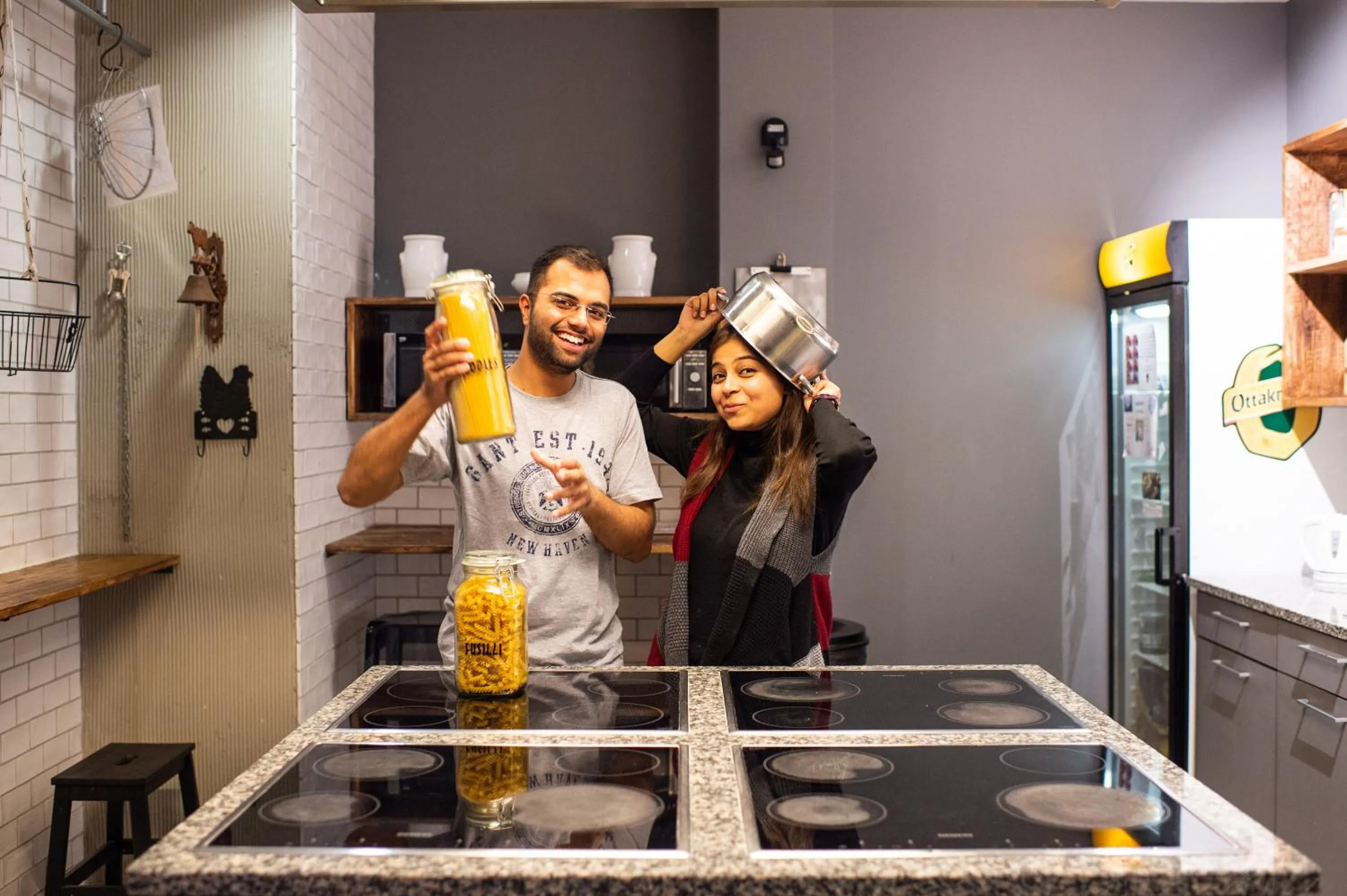 People in Wombat's City Hostel Vienna Naschmarkt