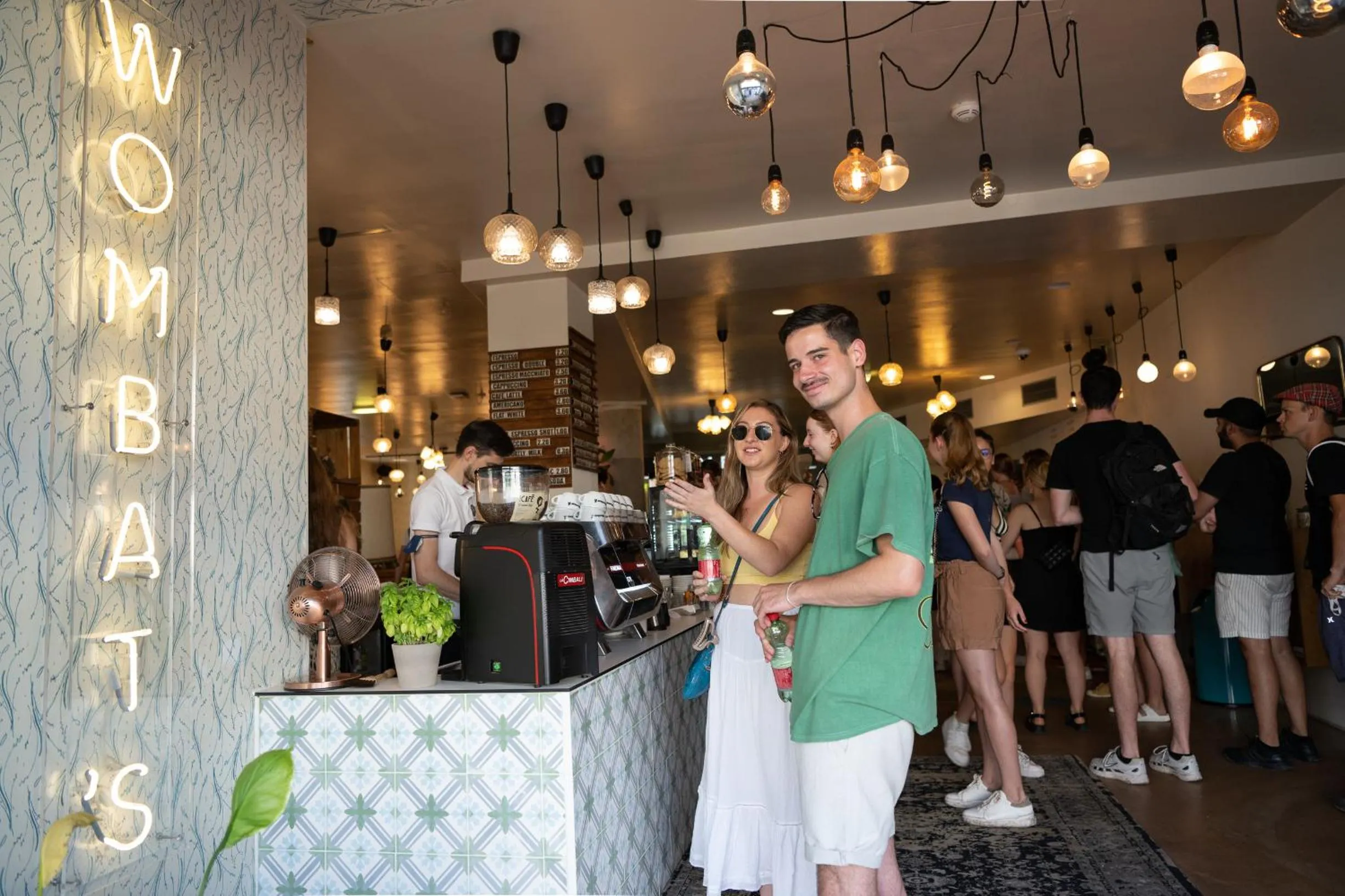 People in Wombat's City Hostel Vienna Naschmarkt