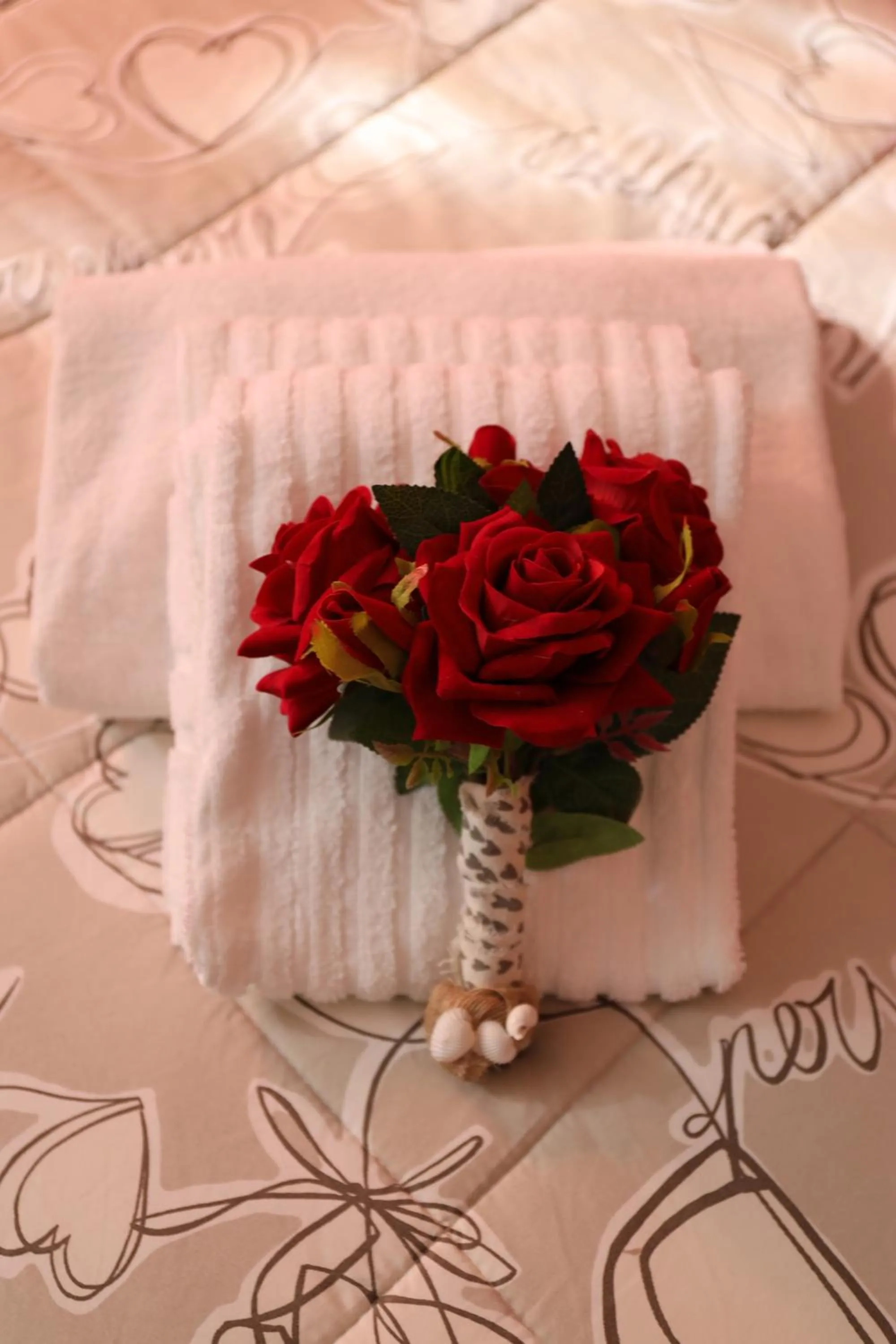 Bedroom in Paoline's suite in villa