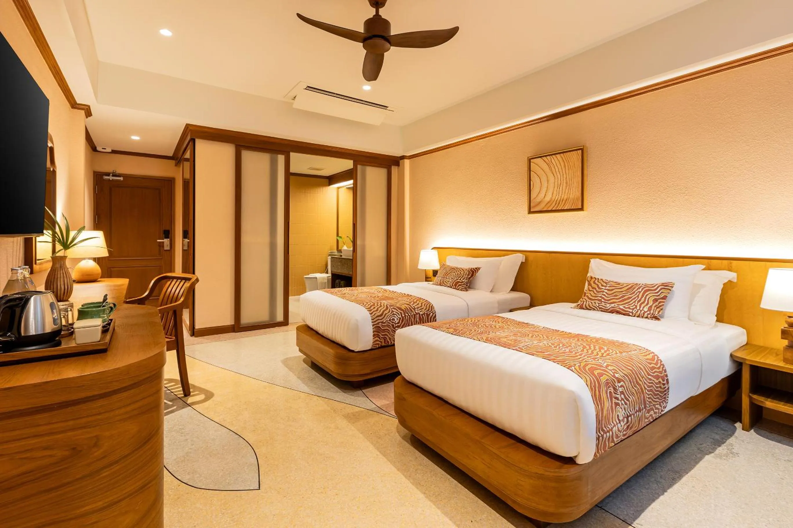 Bed in Pakasai Resort