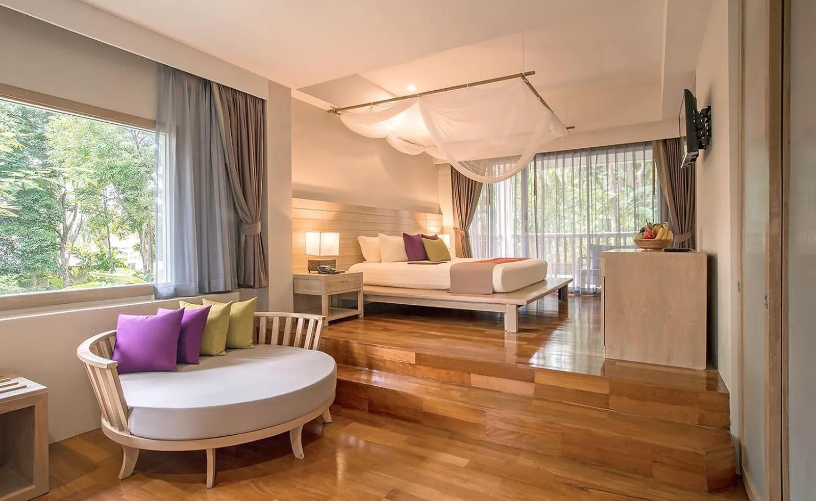 Bed in Pakasai Resort