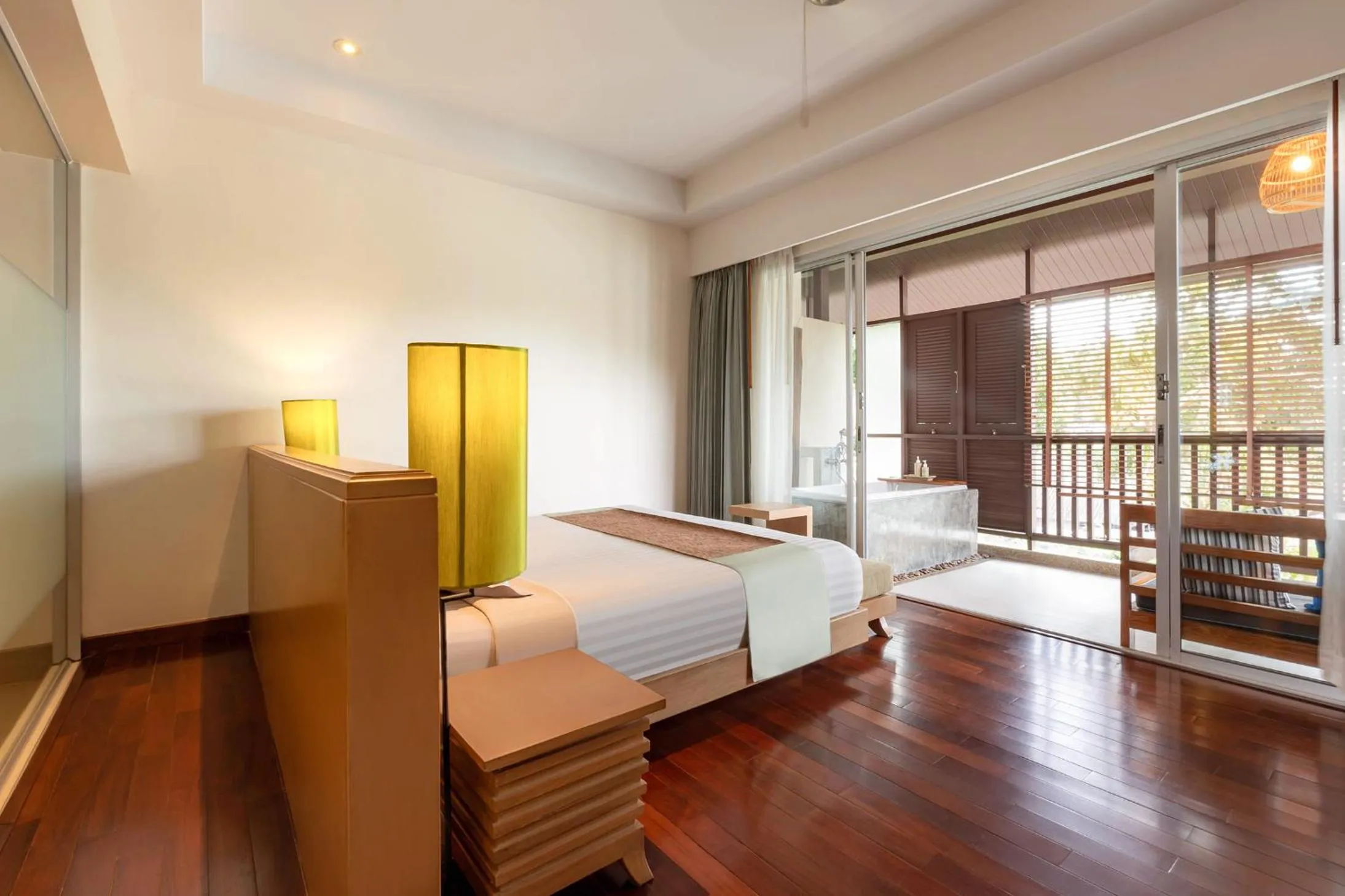 Bed in Pakasai Resort