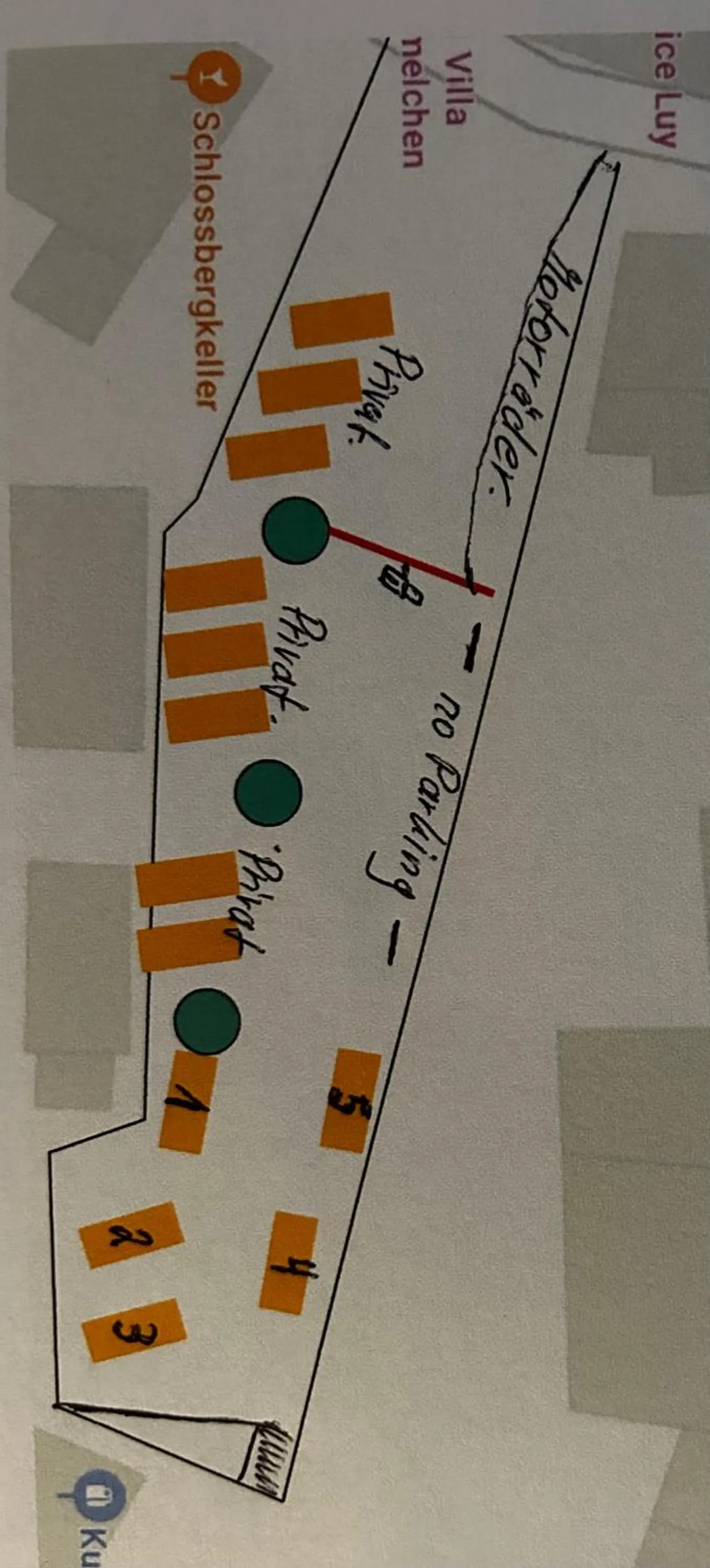 Parking in City B&B Cochem