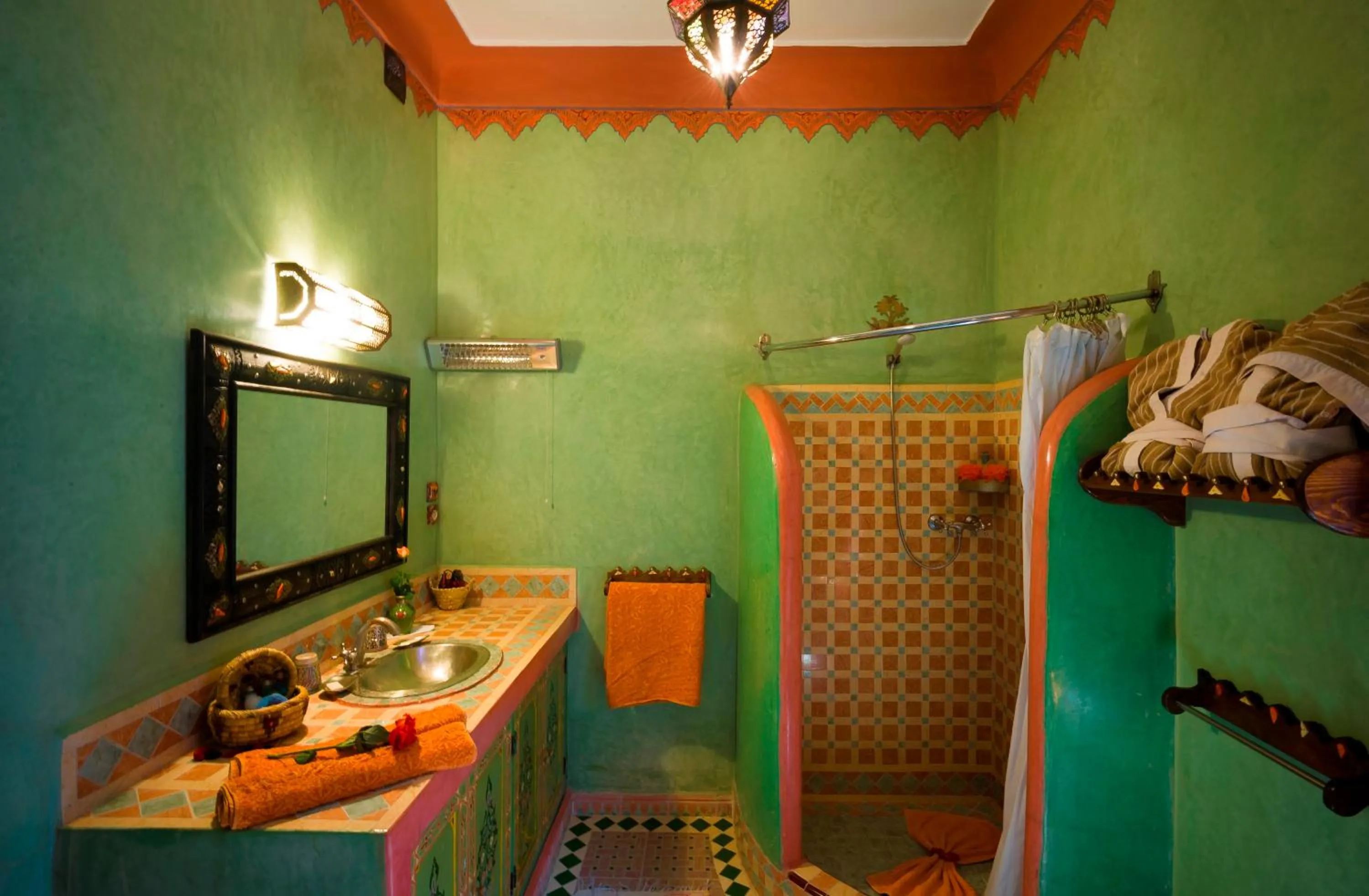 Bathroom in Riad bleu du Sud