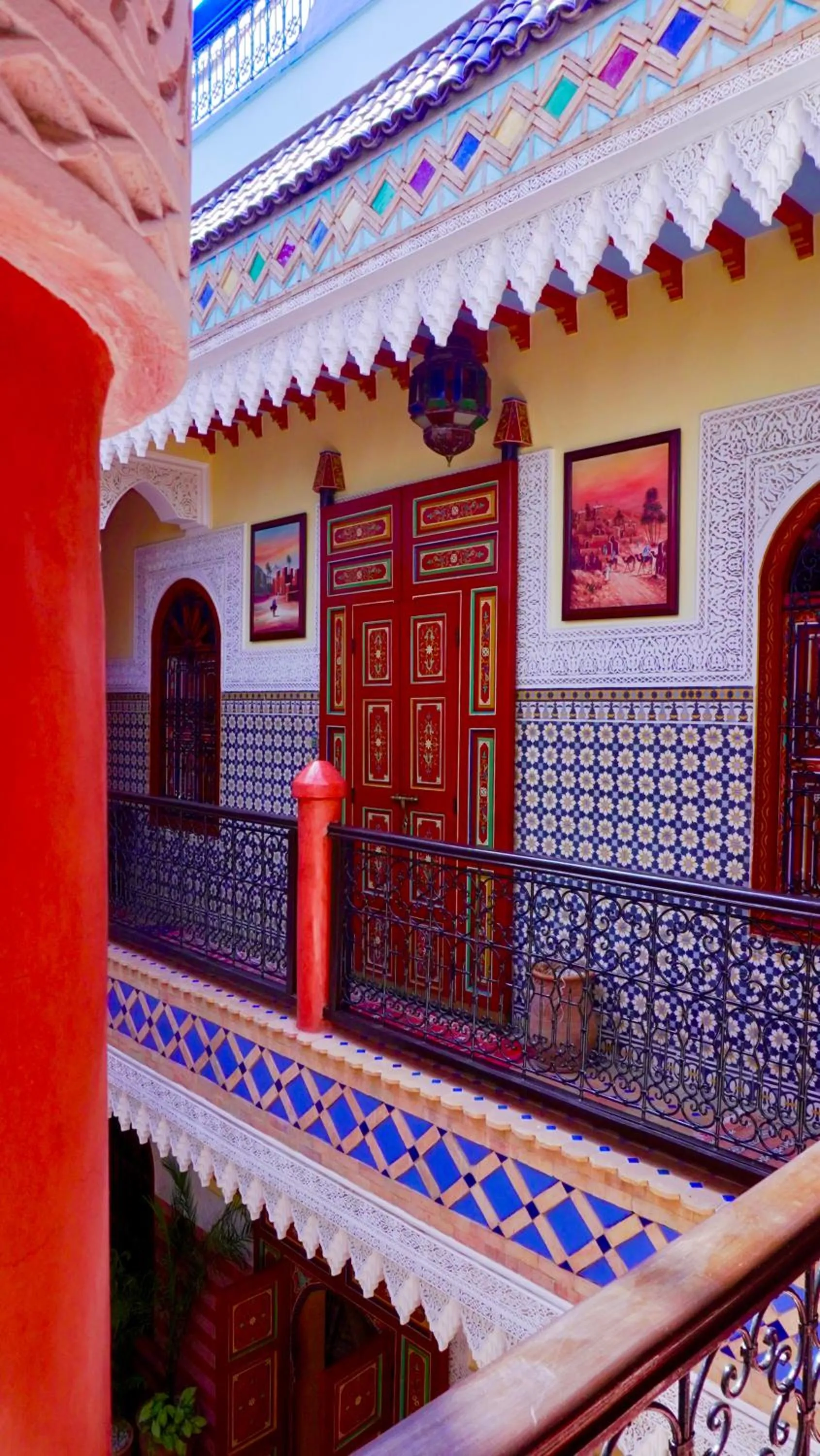 Day in Riad bleu du Sud