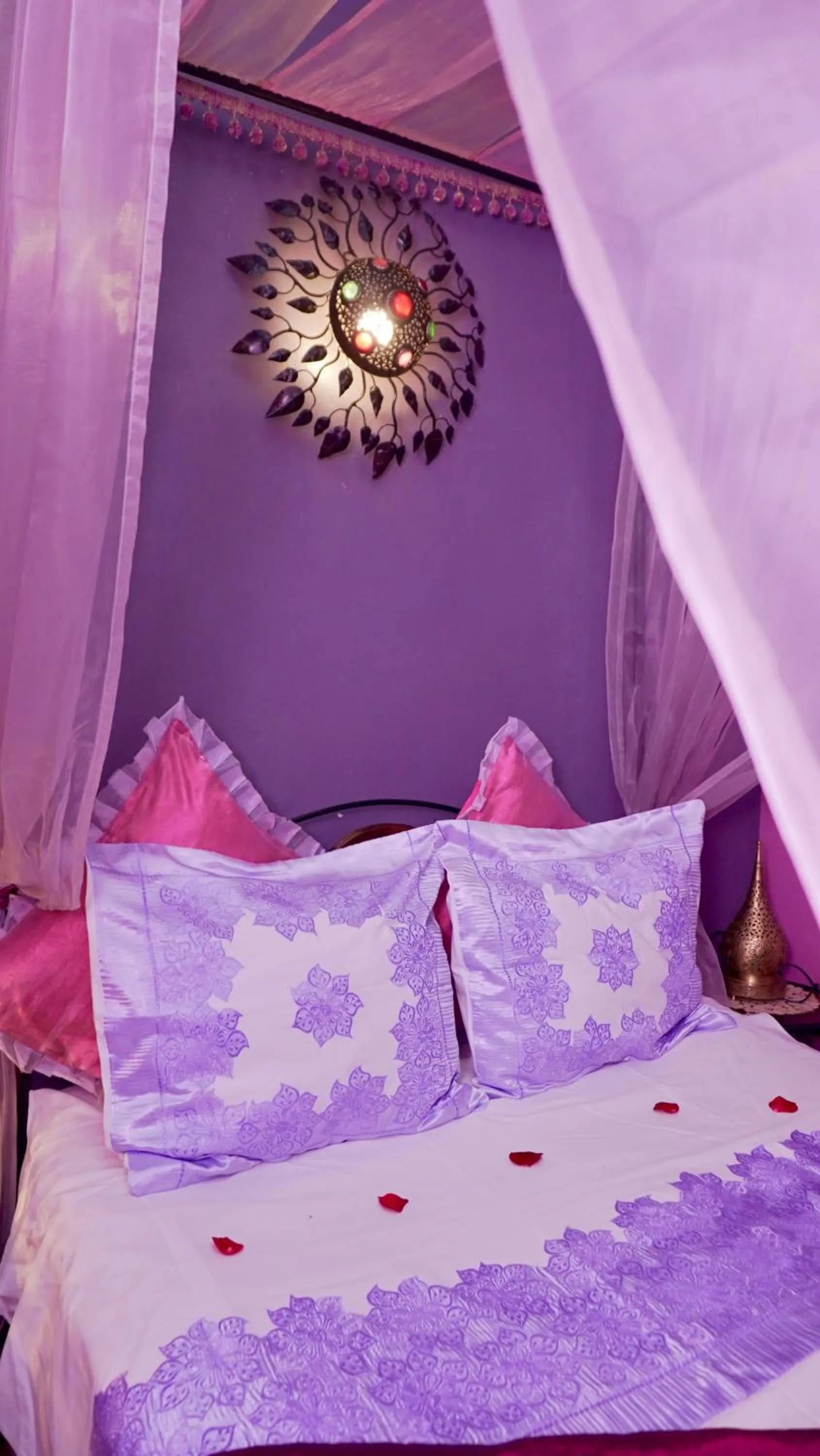 Bed in Riad bleu du Sud