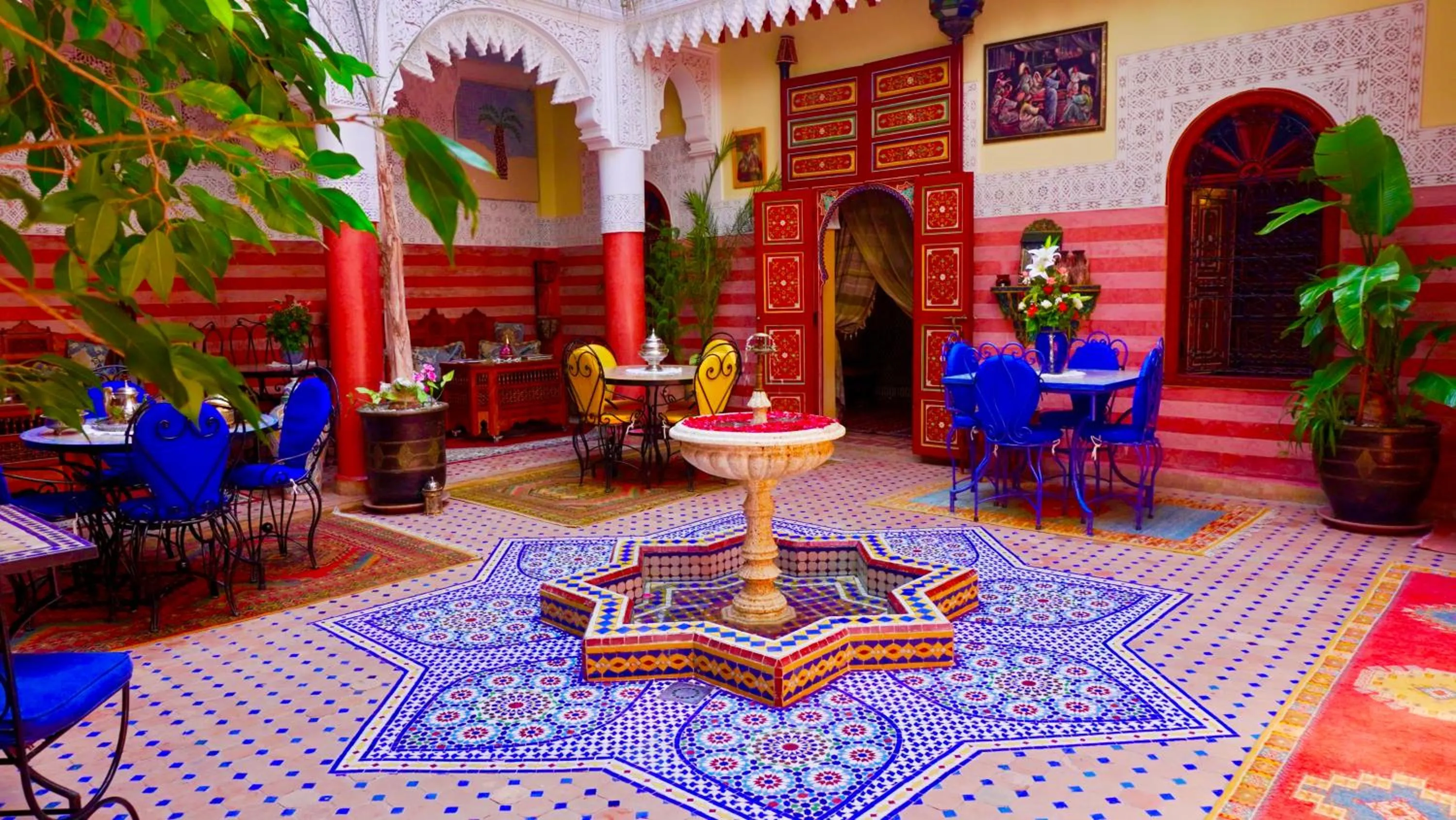 Property building in Riad bleu du Sud