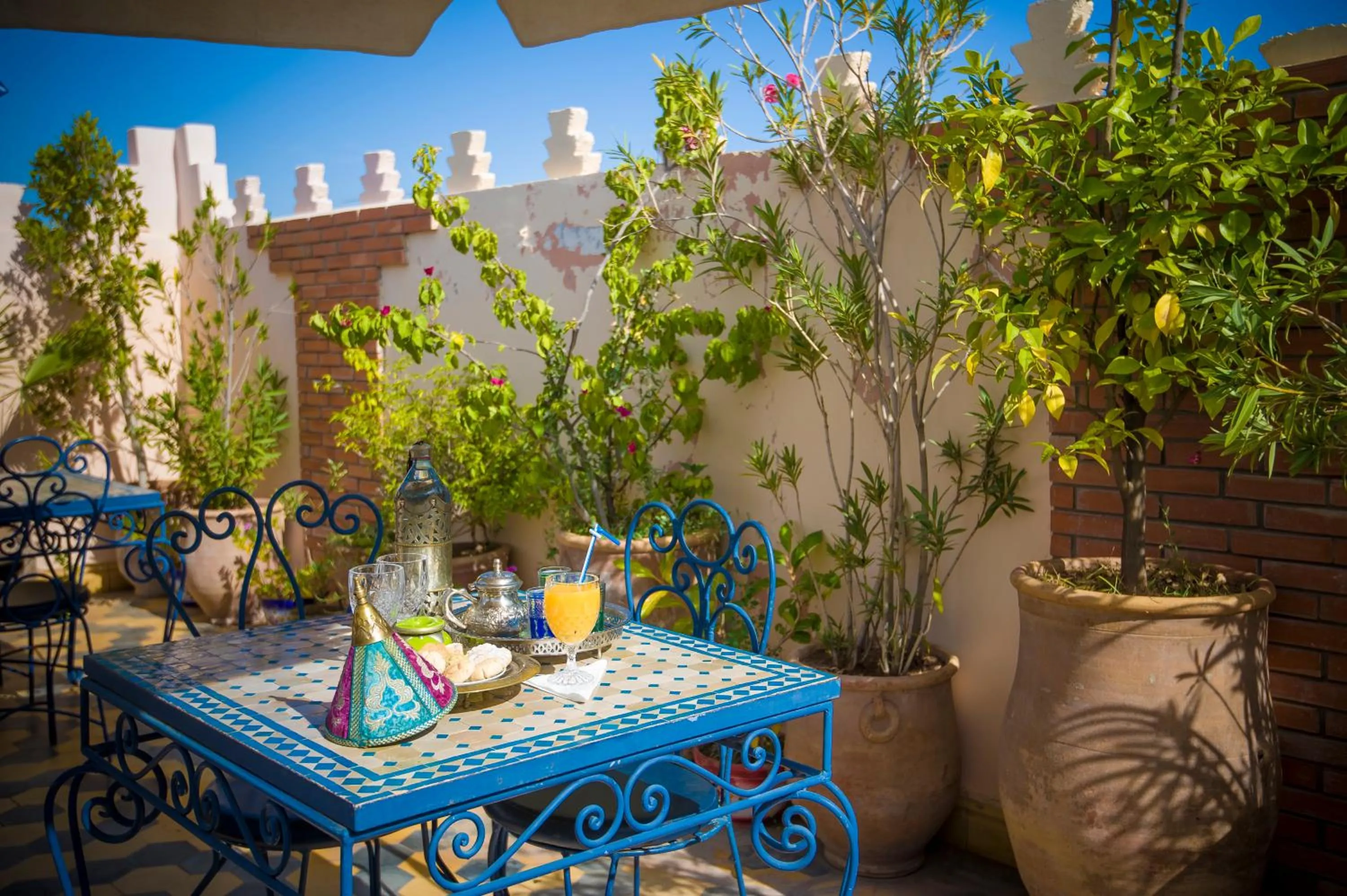 Restaurant/places to eat in Riad bleu du Sud