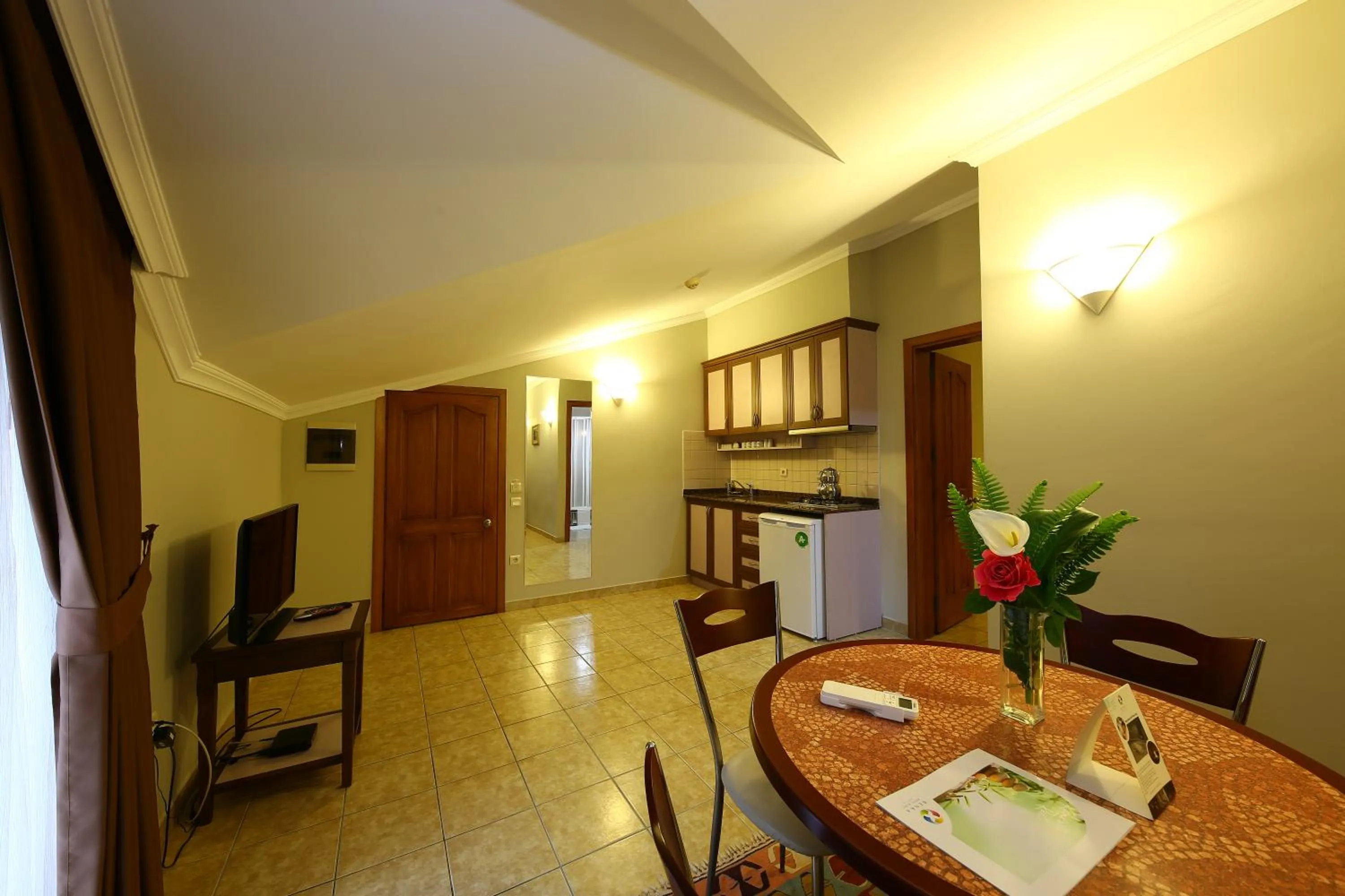 Kitchen or kitchenette in Mr. Dim Exclusive Apart Hotel
