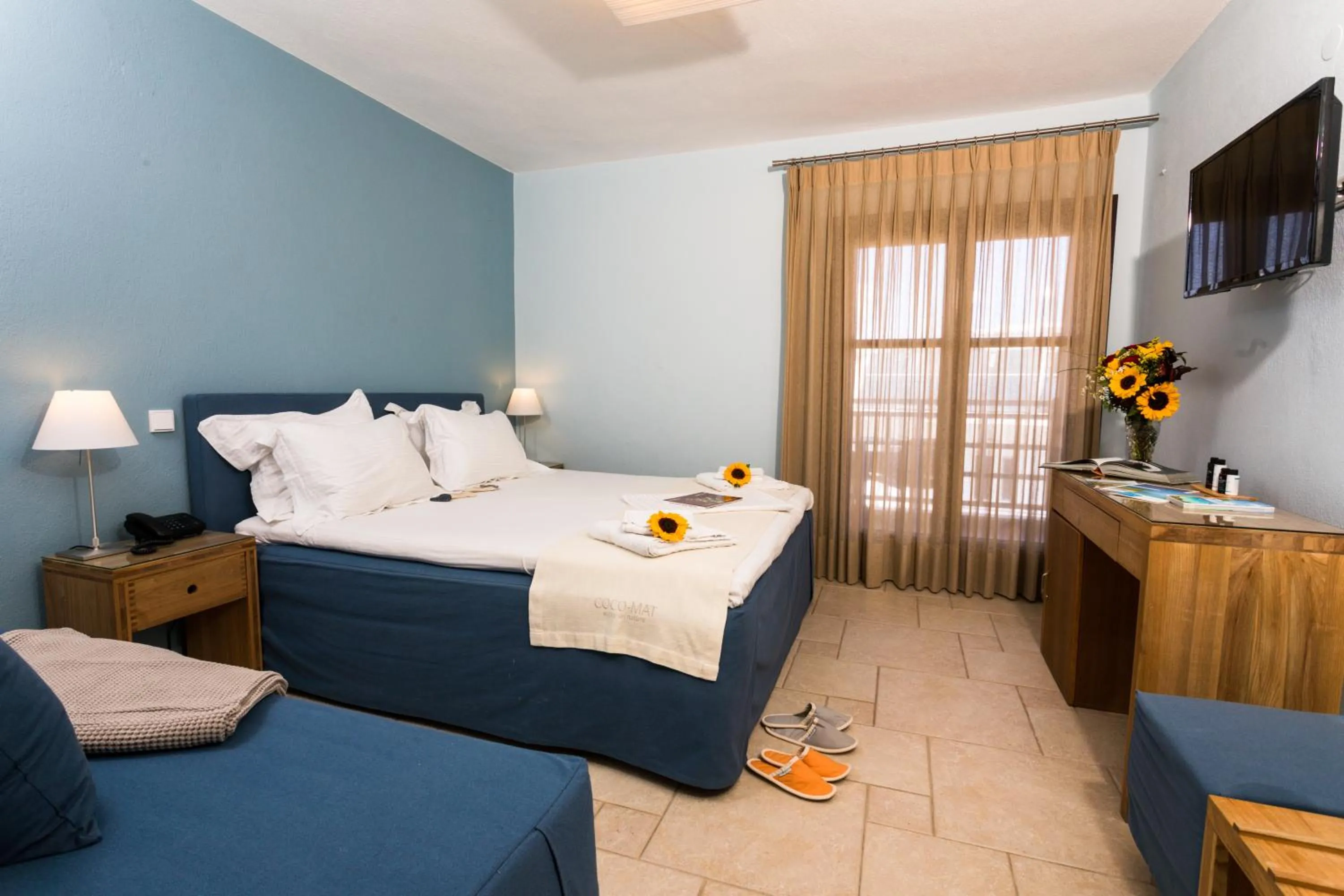 Bed in Helianthus Guesthouse