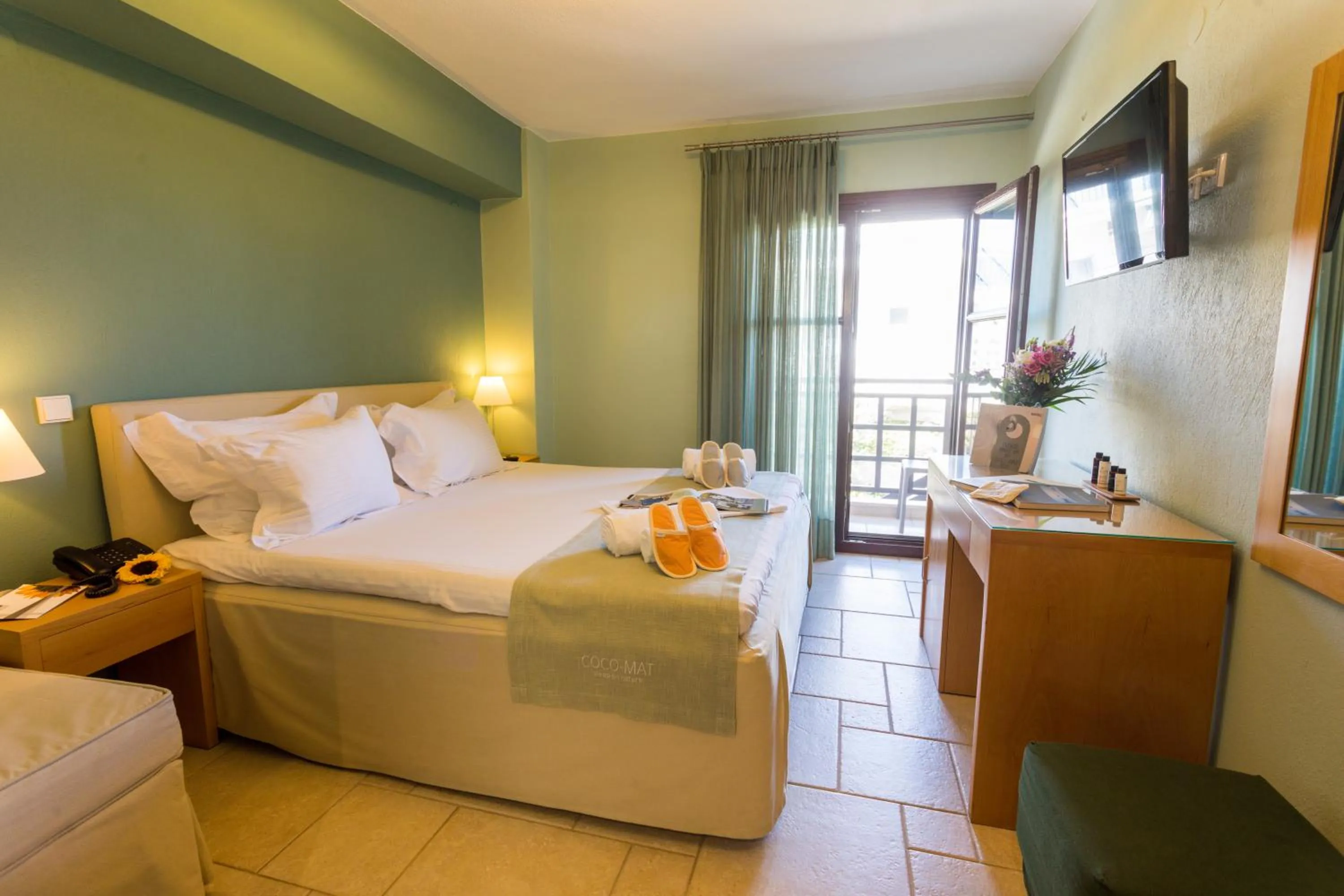 Bed in Helianthus Guesthouse