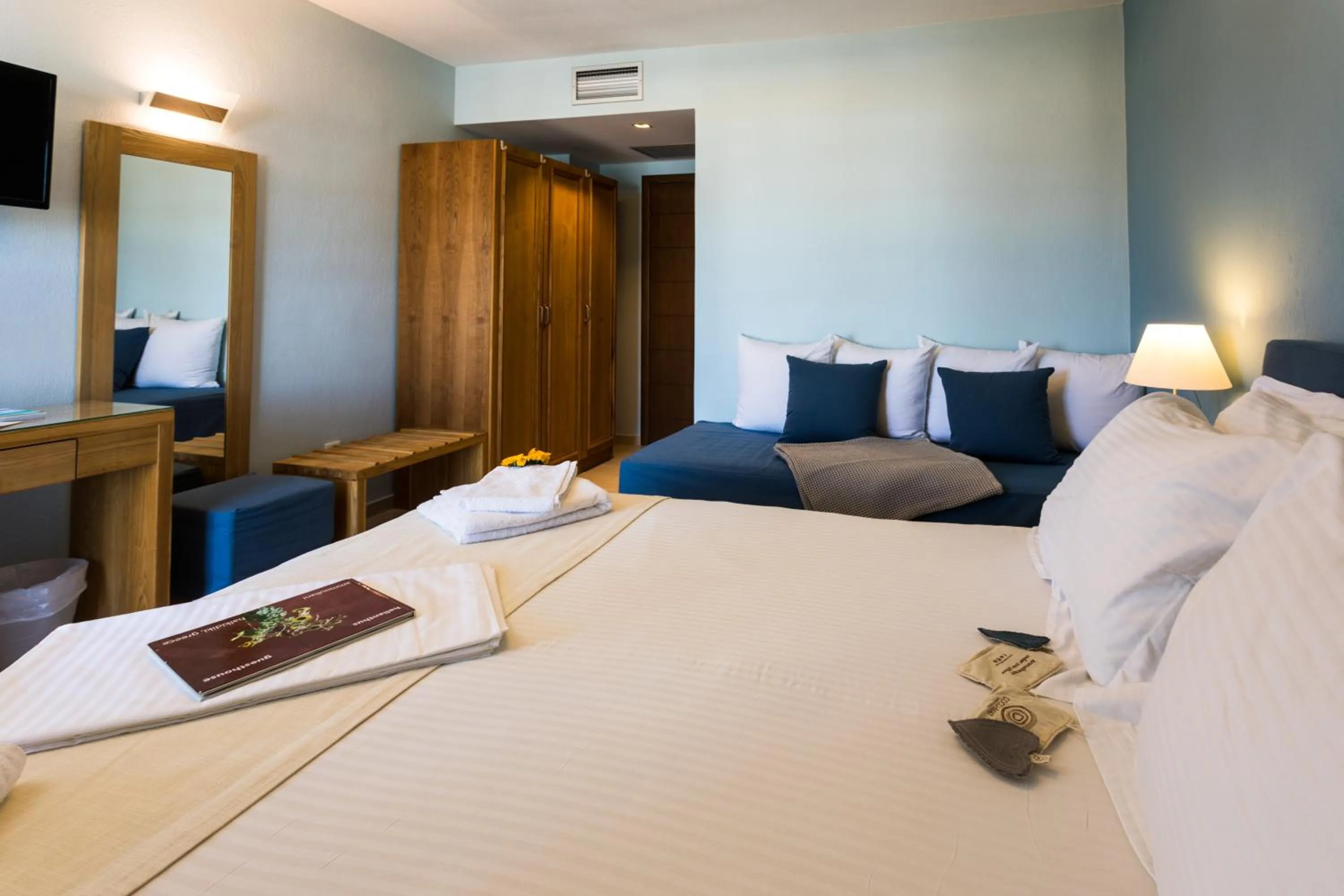 Bed in Helianthus Guesthouse