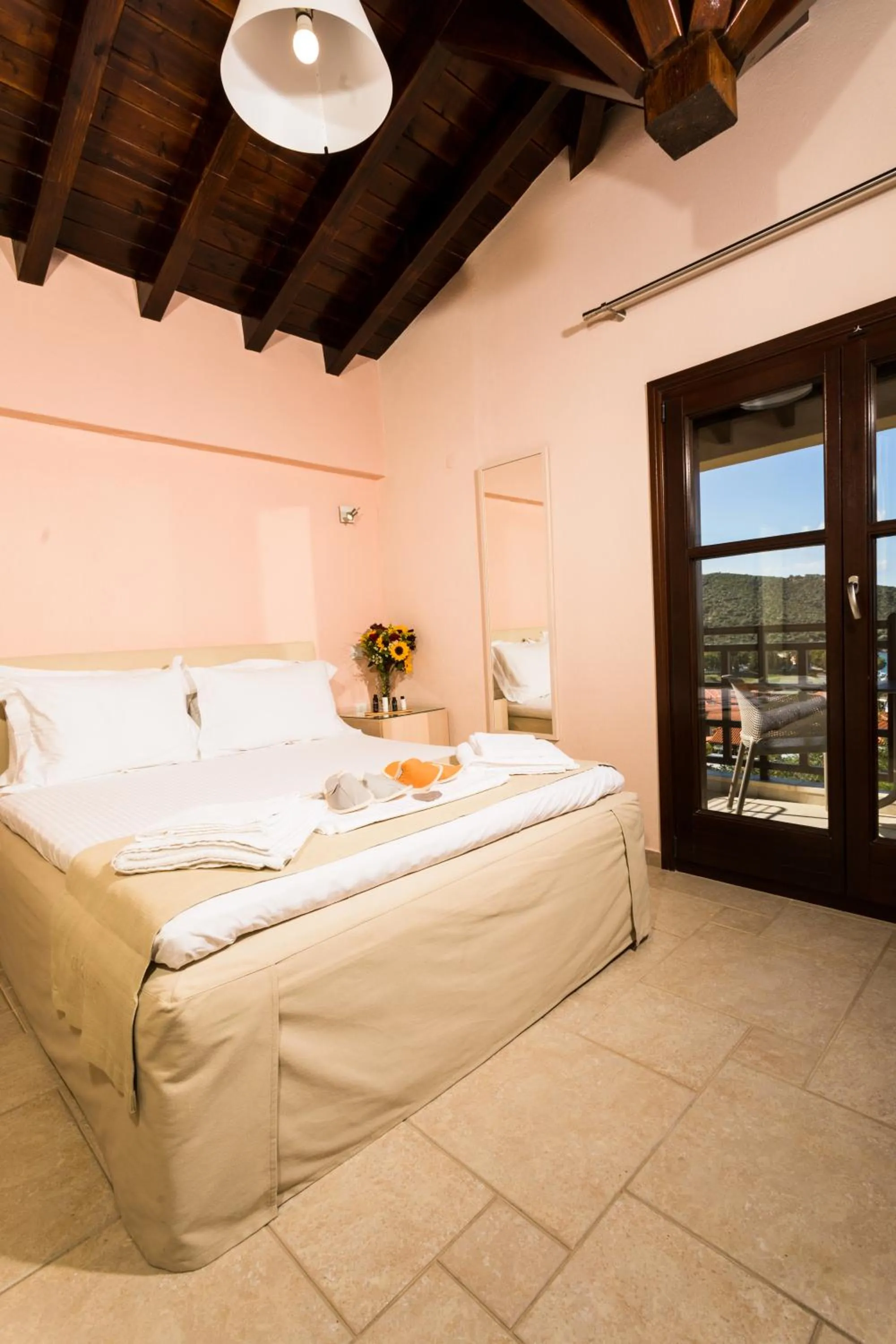 Bed in Helianthus Guesthouse