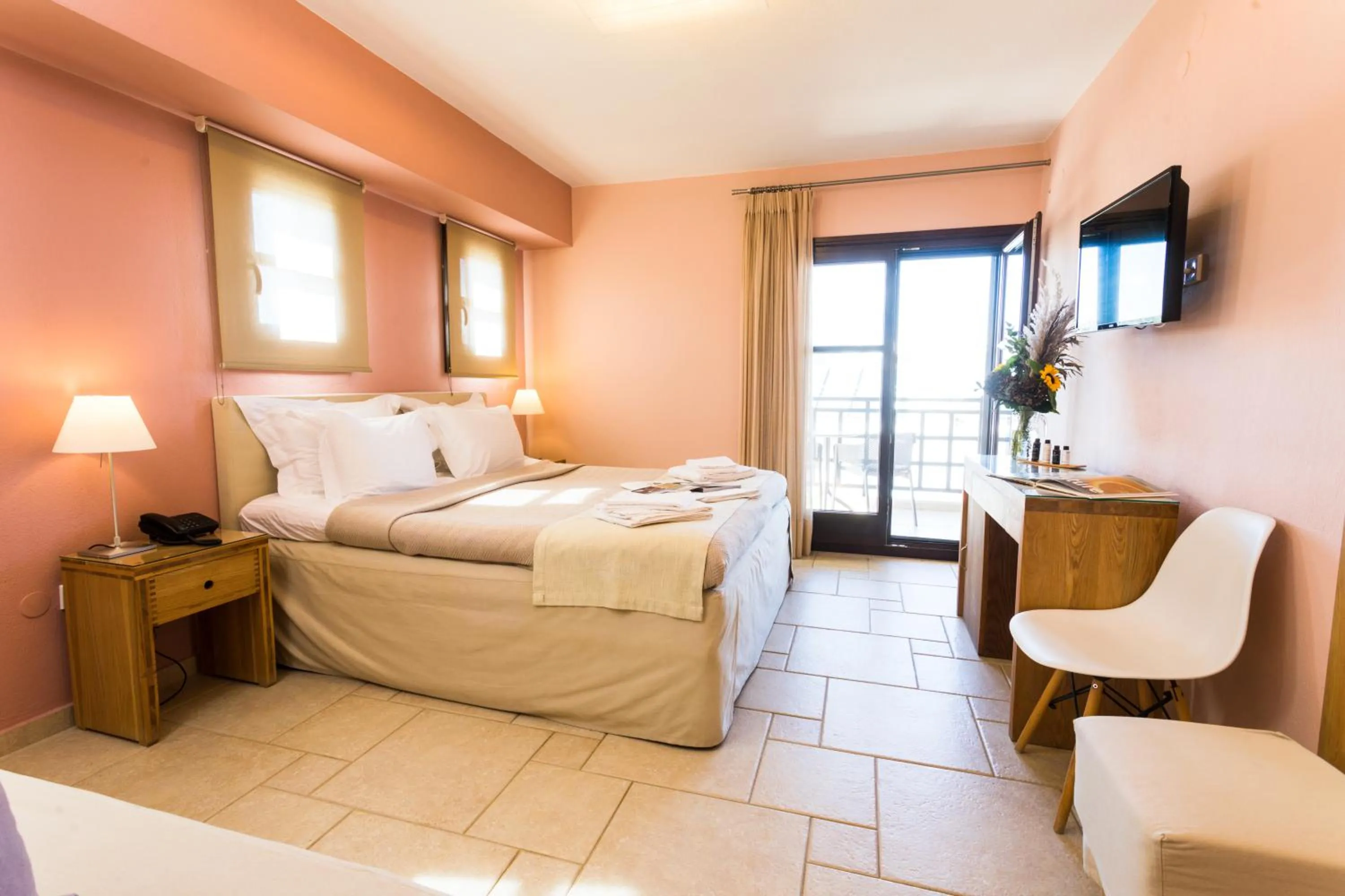 Bed in Helianthus Guesthouse