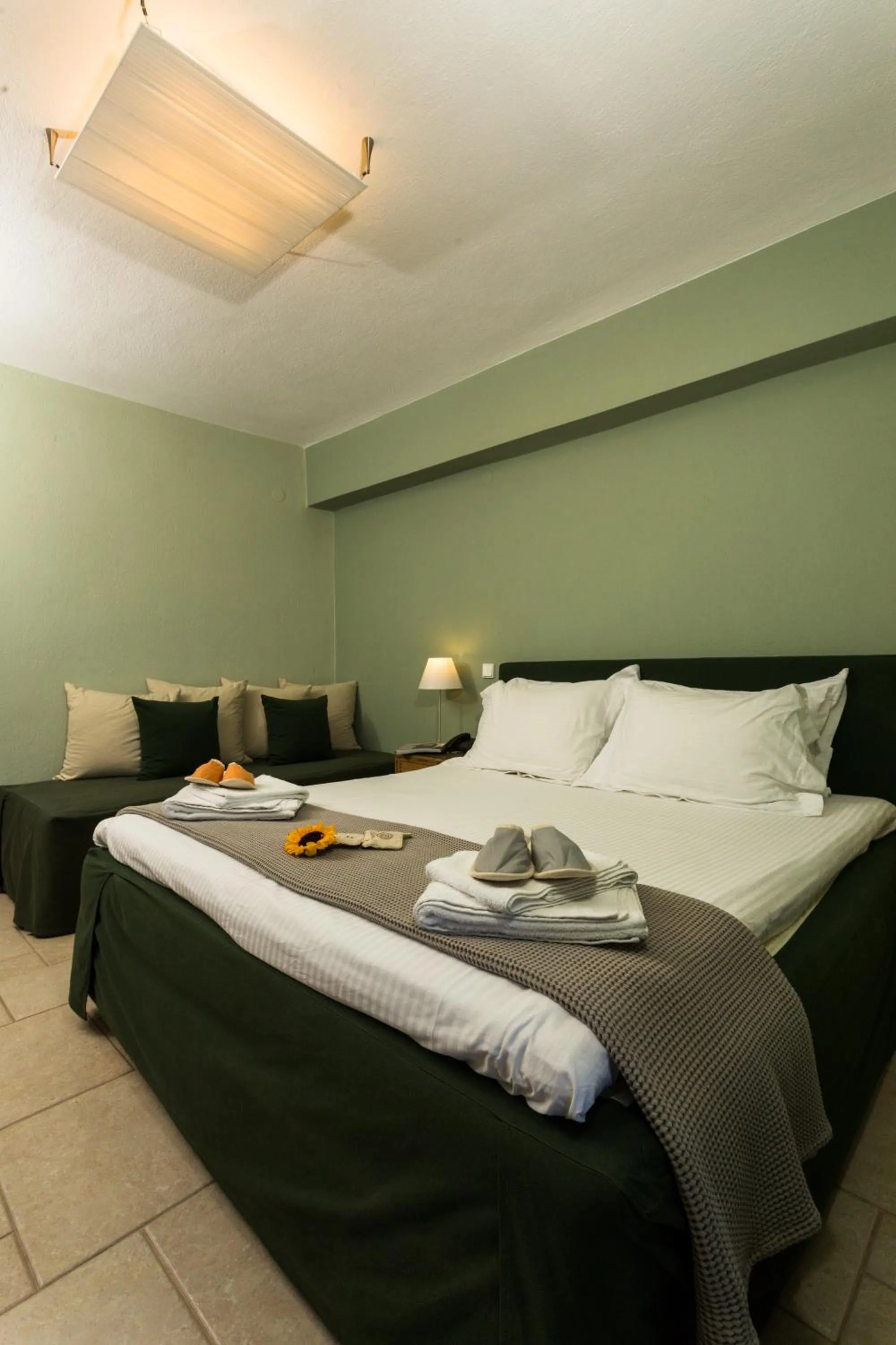 Bed in Helianthus Guesthouse