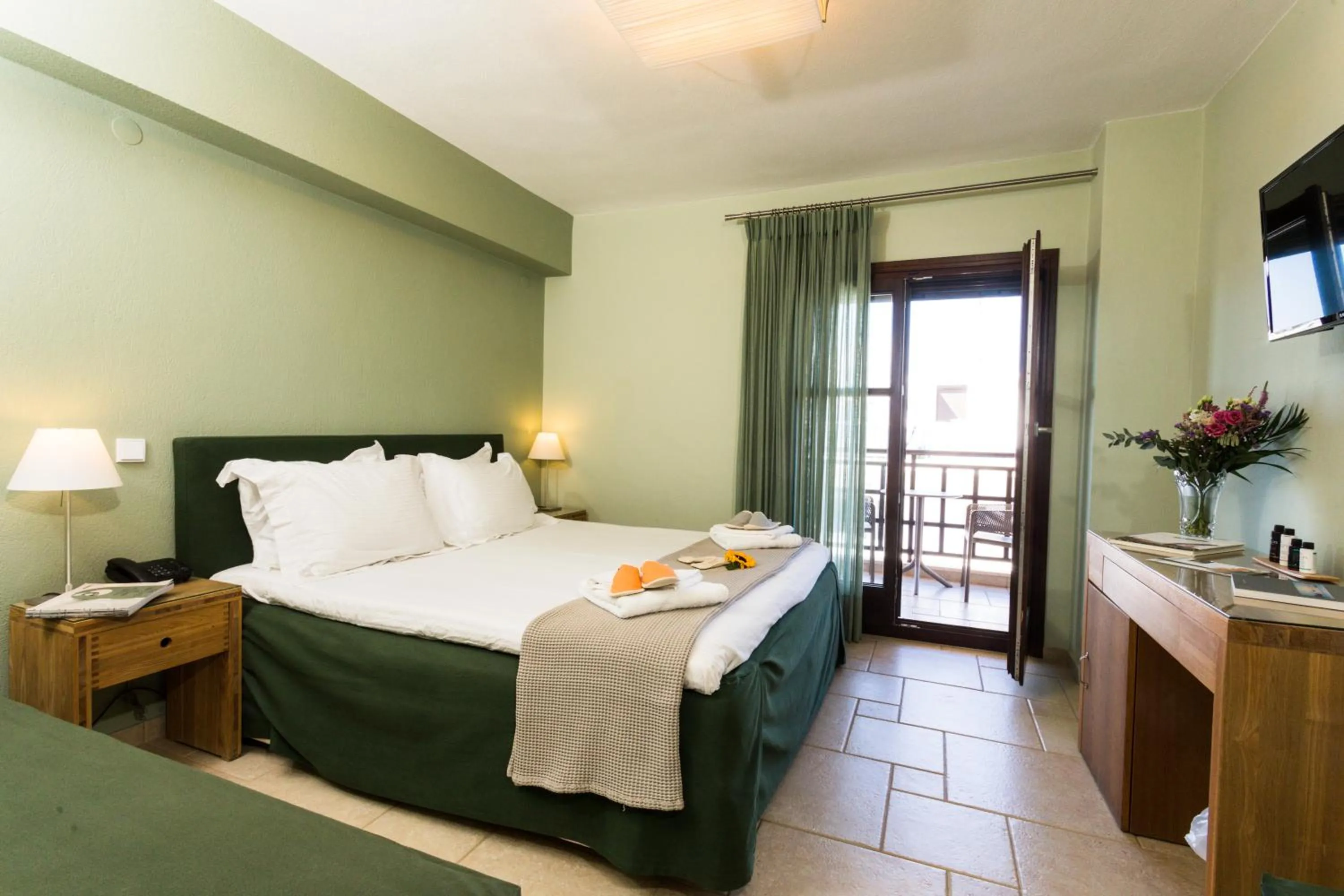 Bed in Helianthus Guesthouse