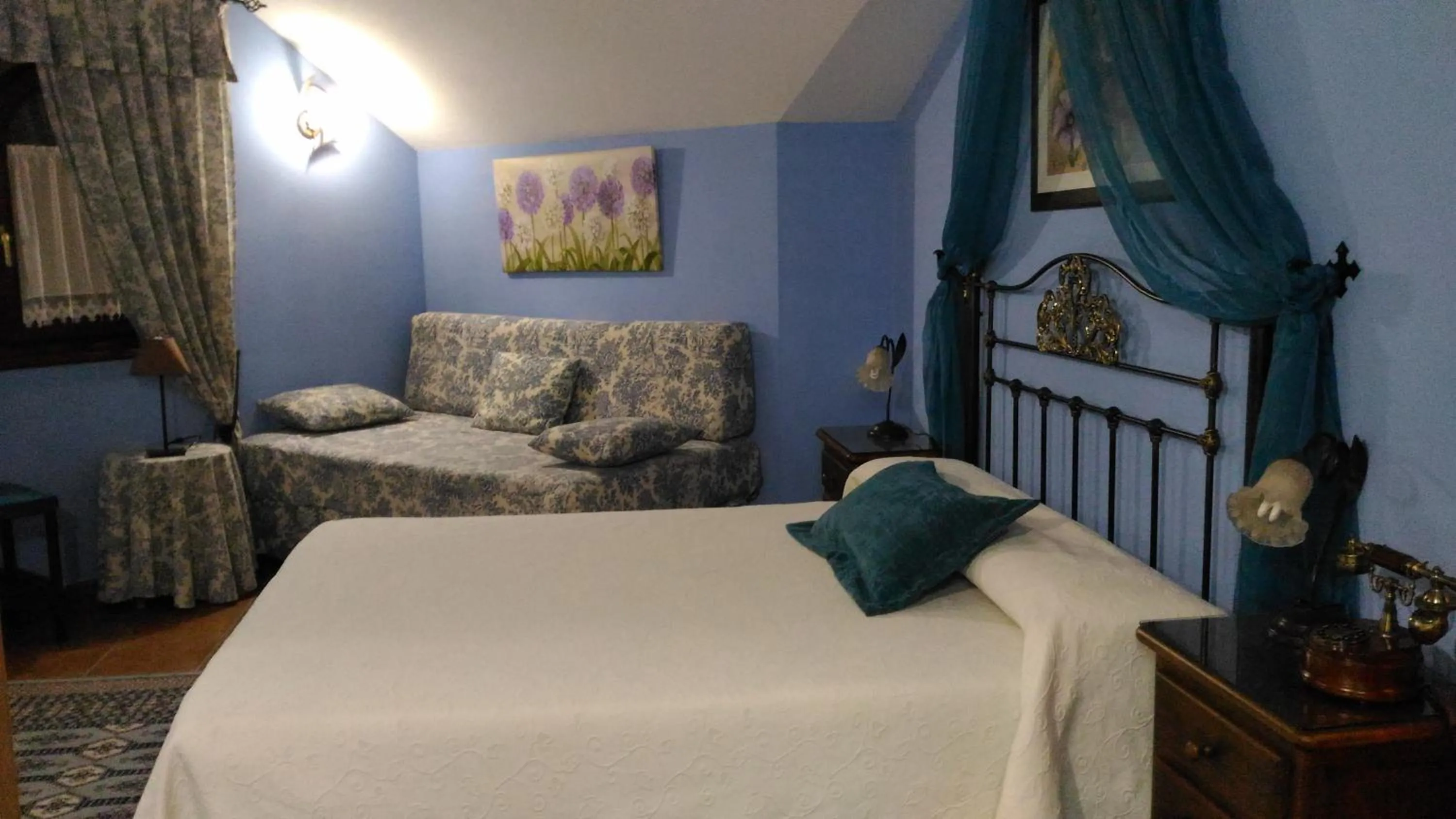 Bed in Posada Carpe Diem