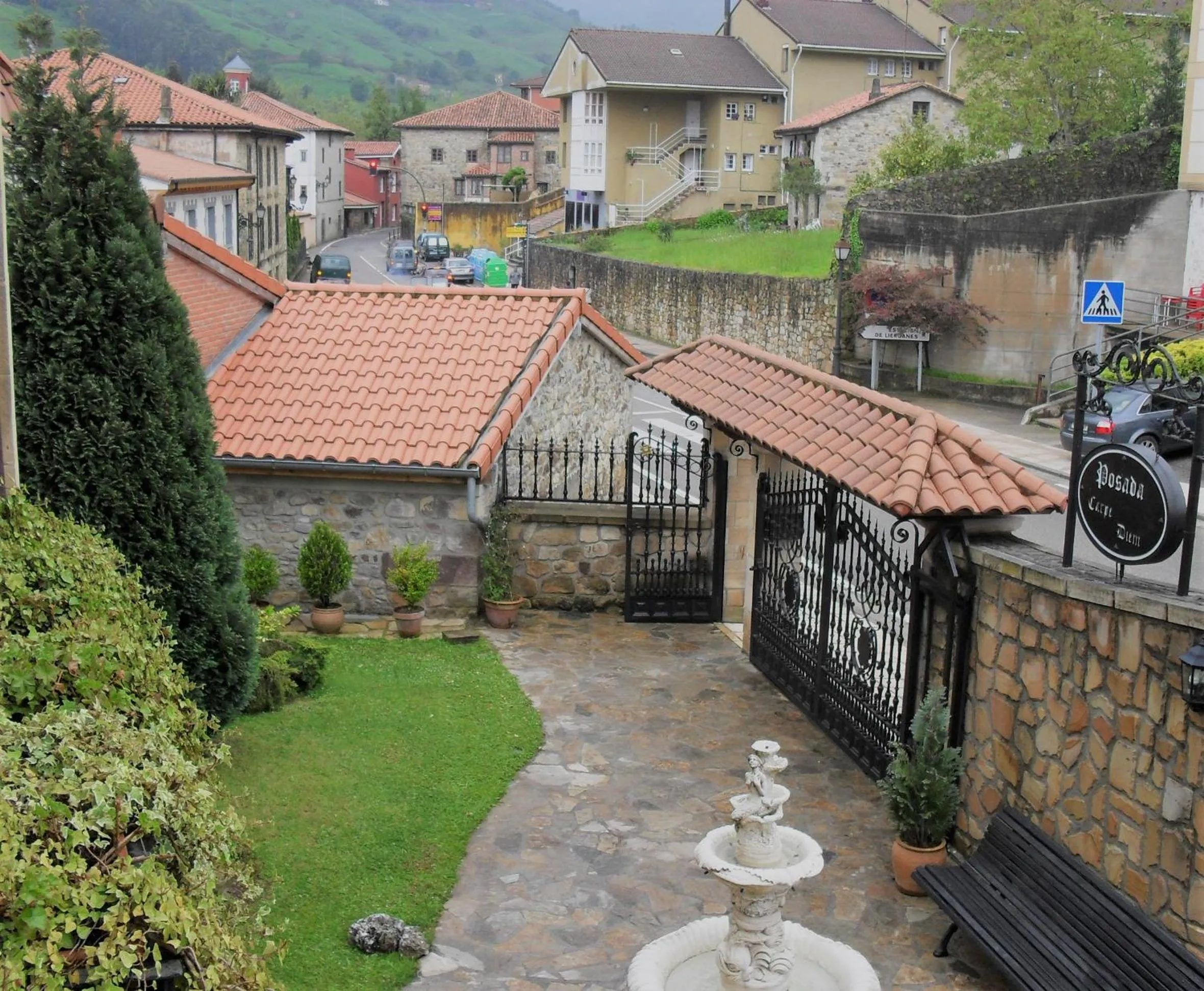 Garden view in Posada Carpe Diem