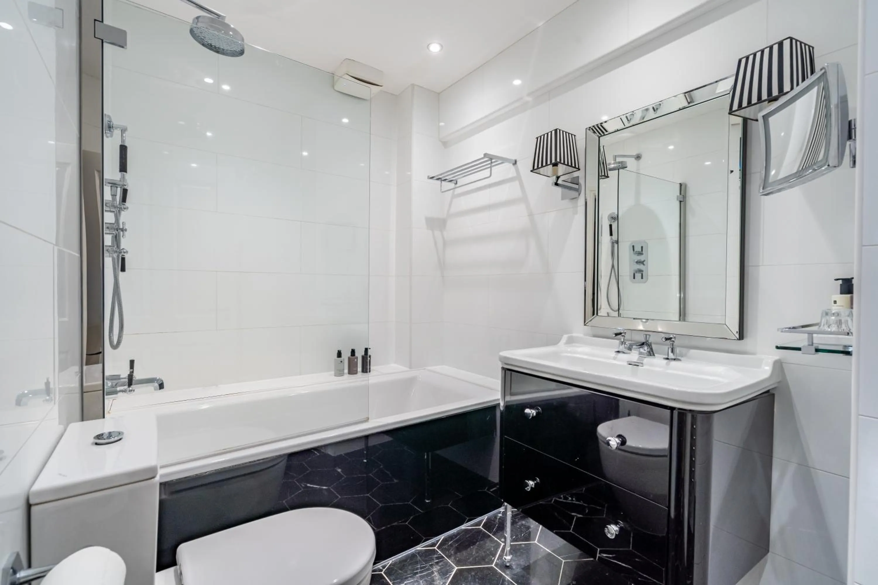 Shower in Strozzi Palace Suites by Mansley