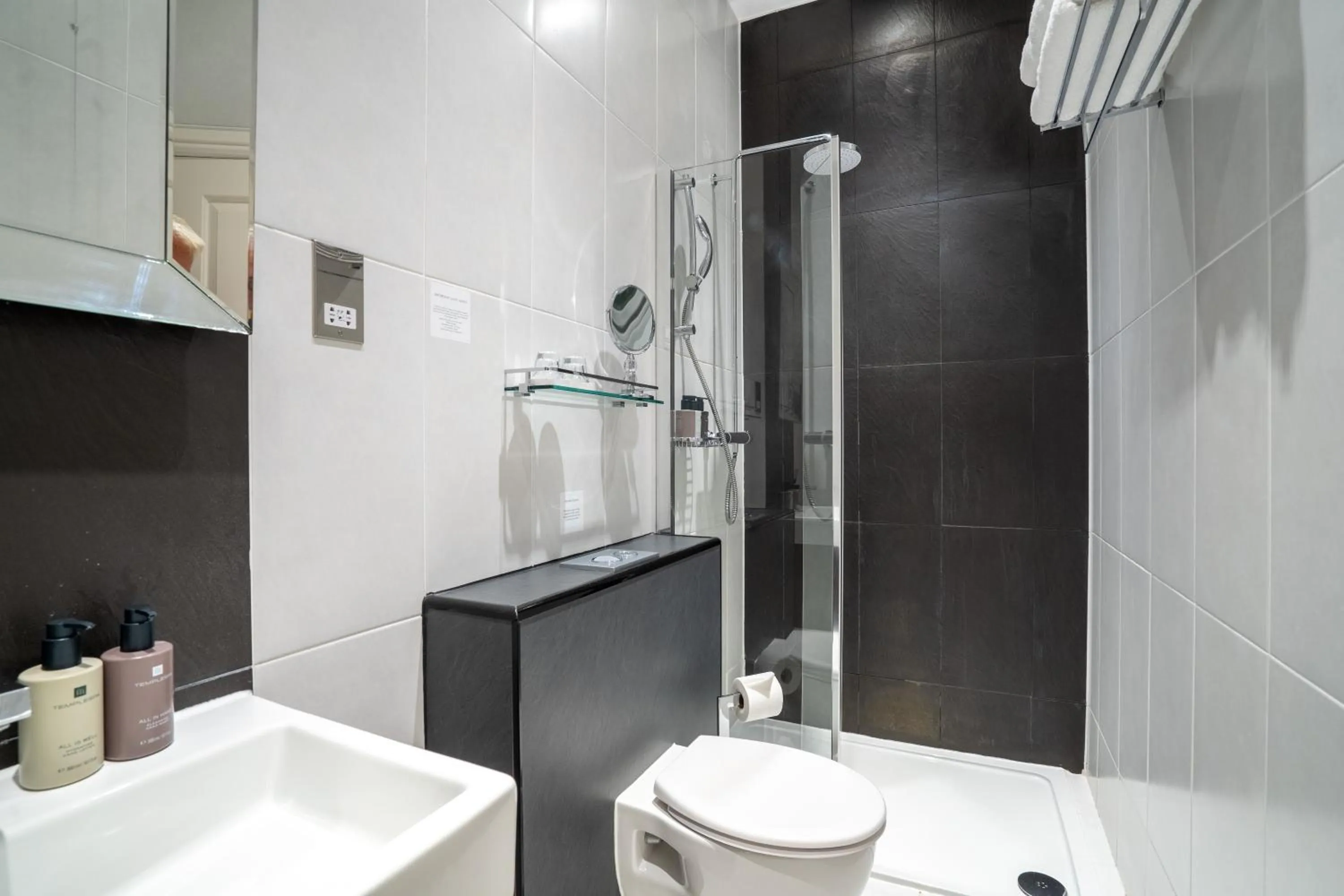 Shower in Strozzi Palace Suites by Mansley