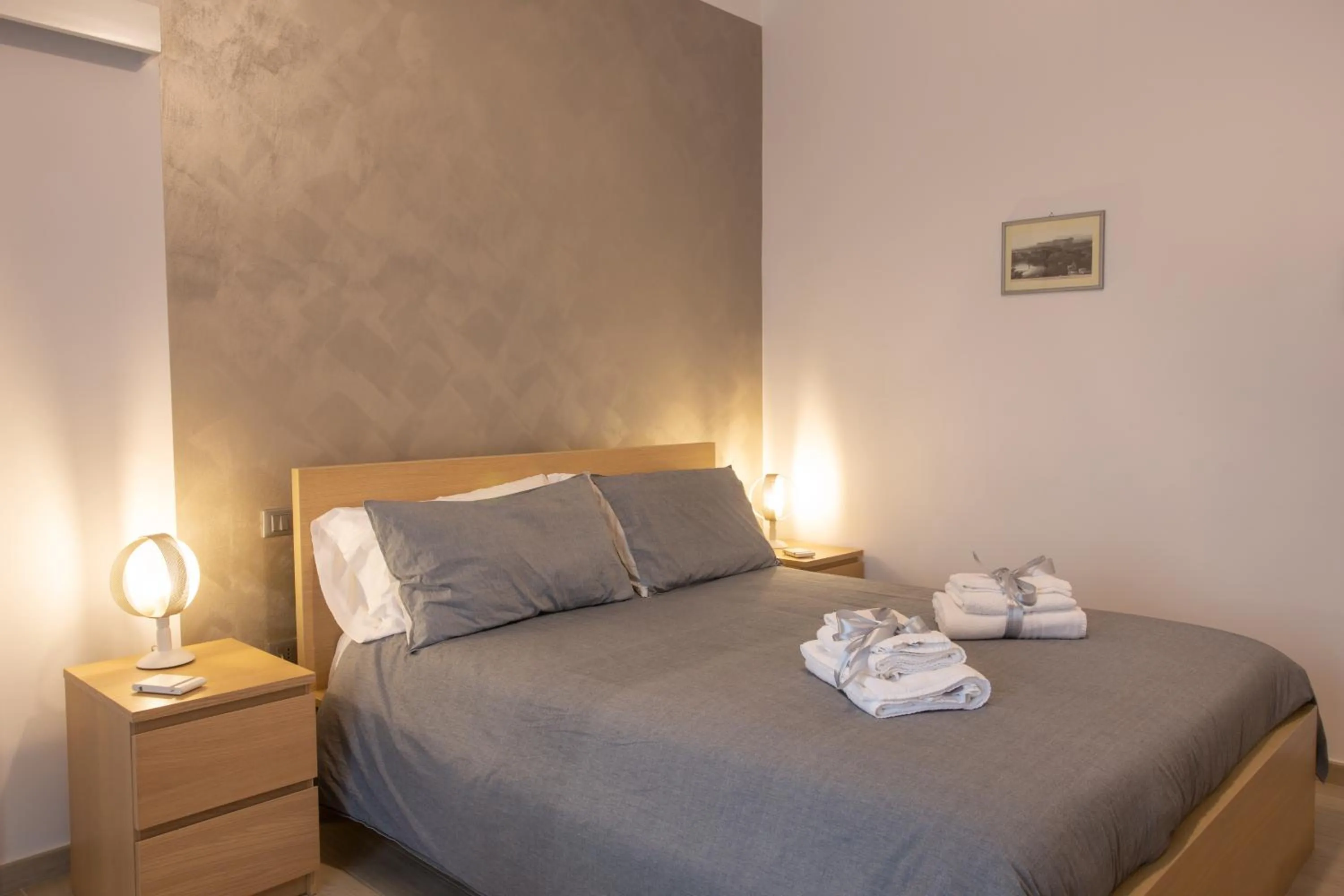 Shower, Bed in B&B da Francesco