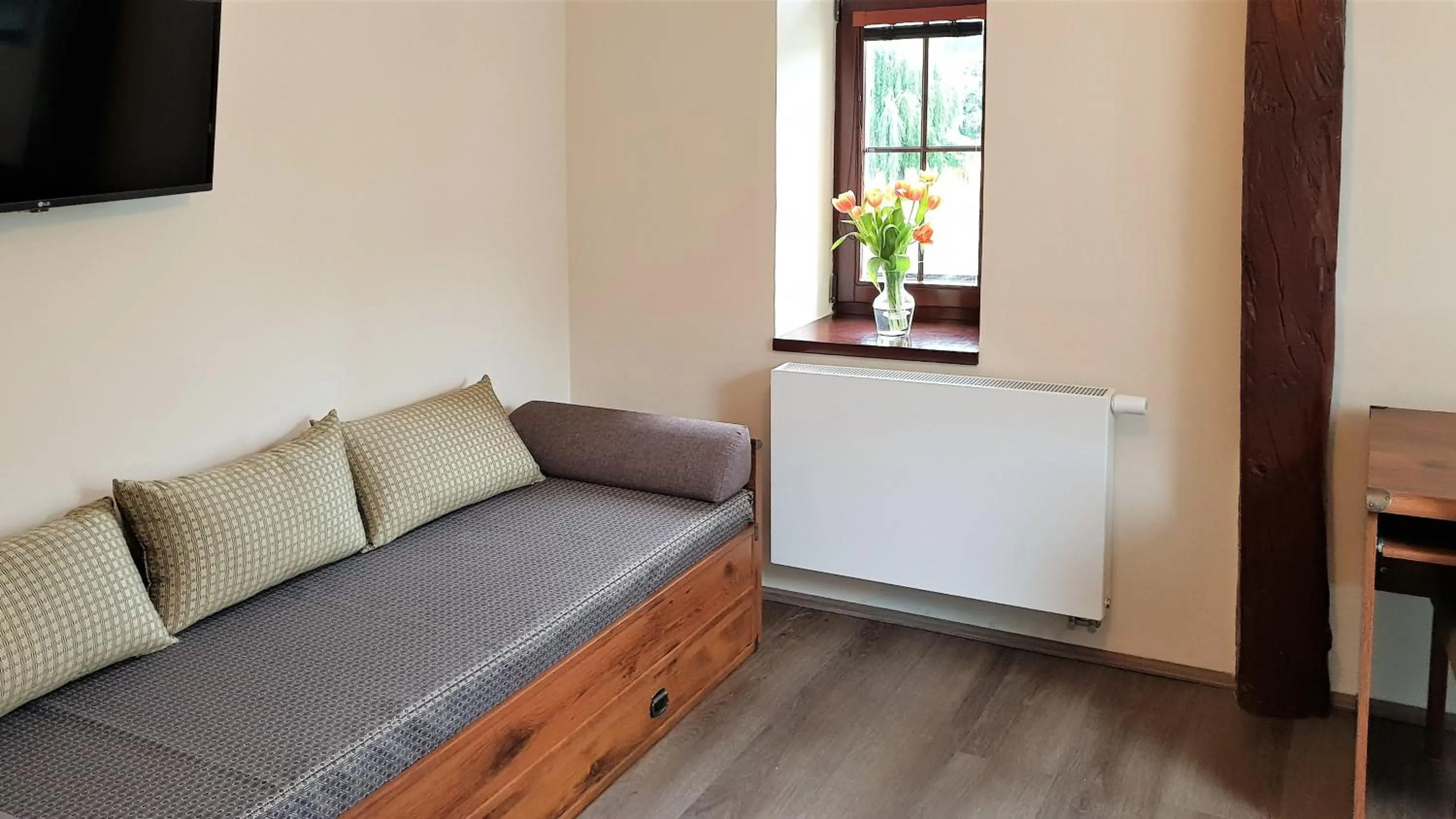 Living room in Bunkr Karlštejn