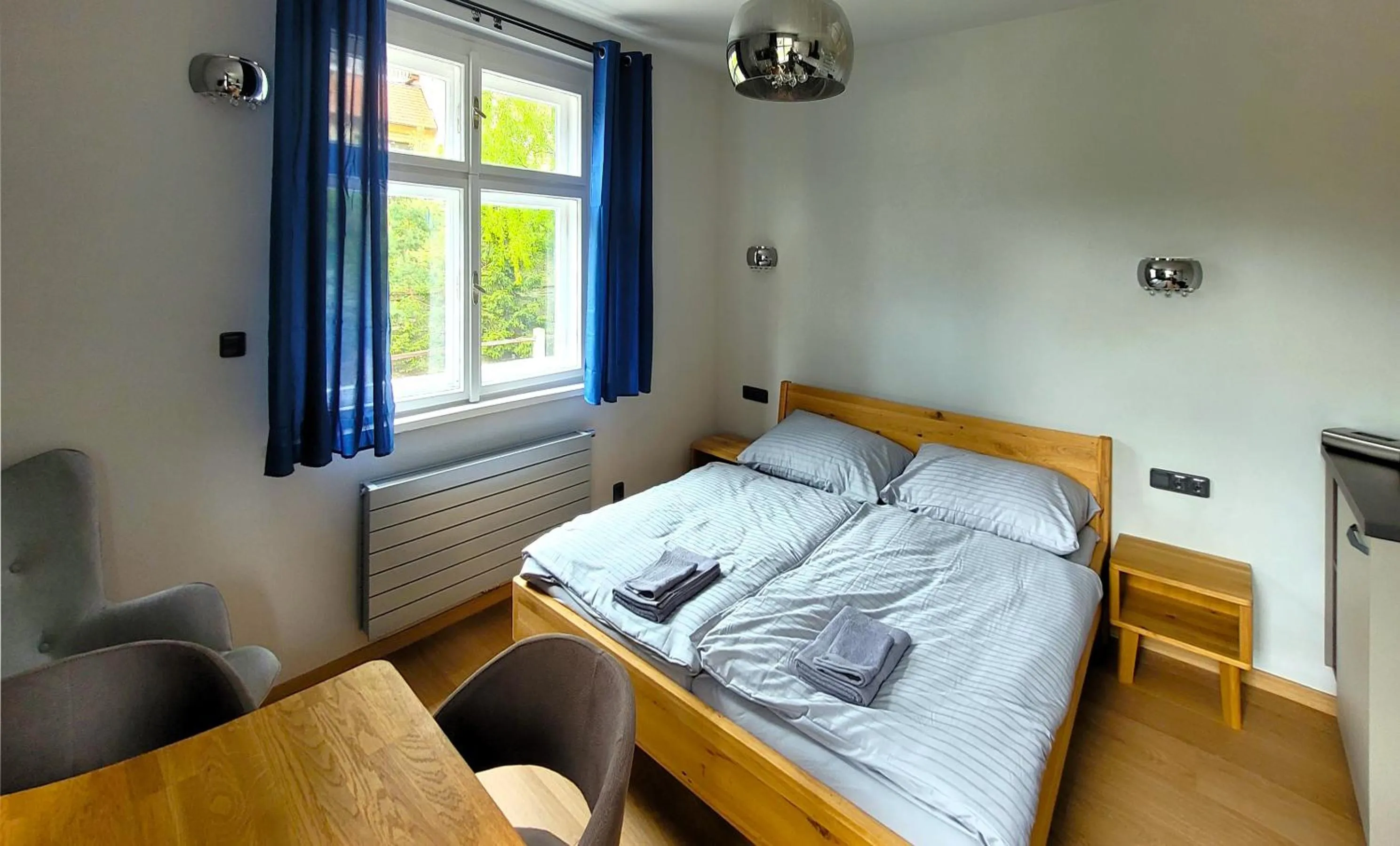 Bedroom, Bed in Bunkr Karlštejn