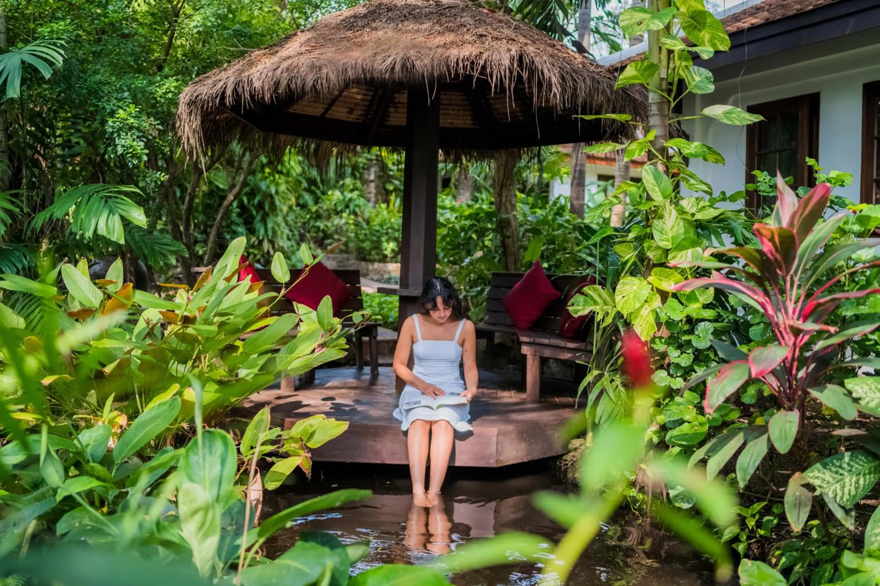 Garden view in Anavana Beach Resort
