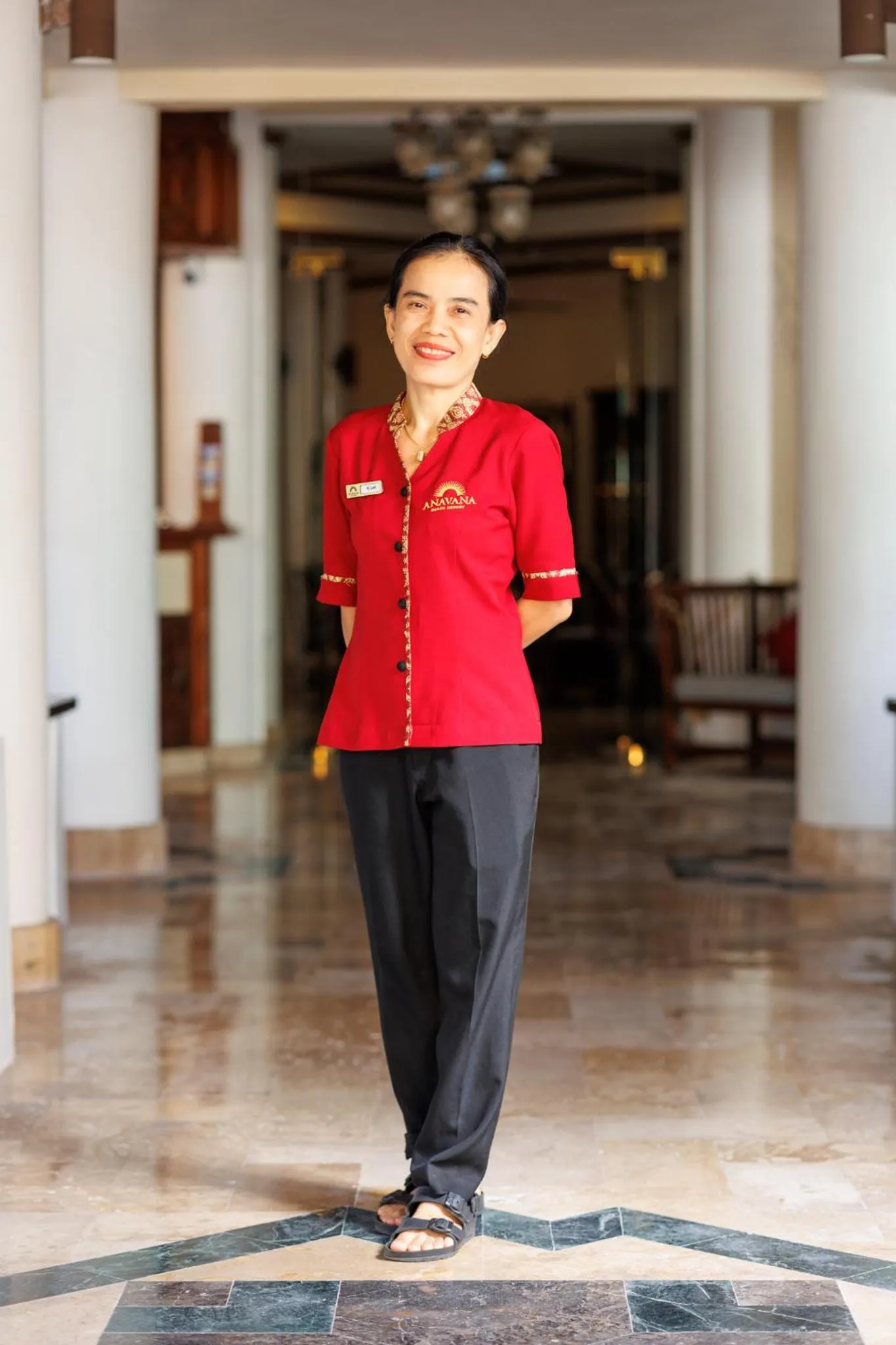 Staff in Anavana Beach Resort