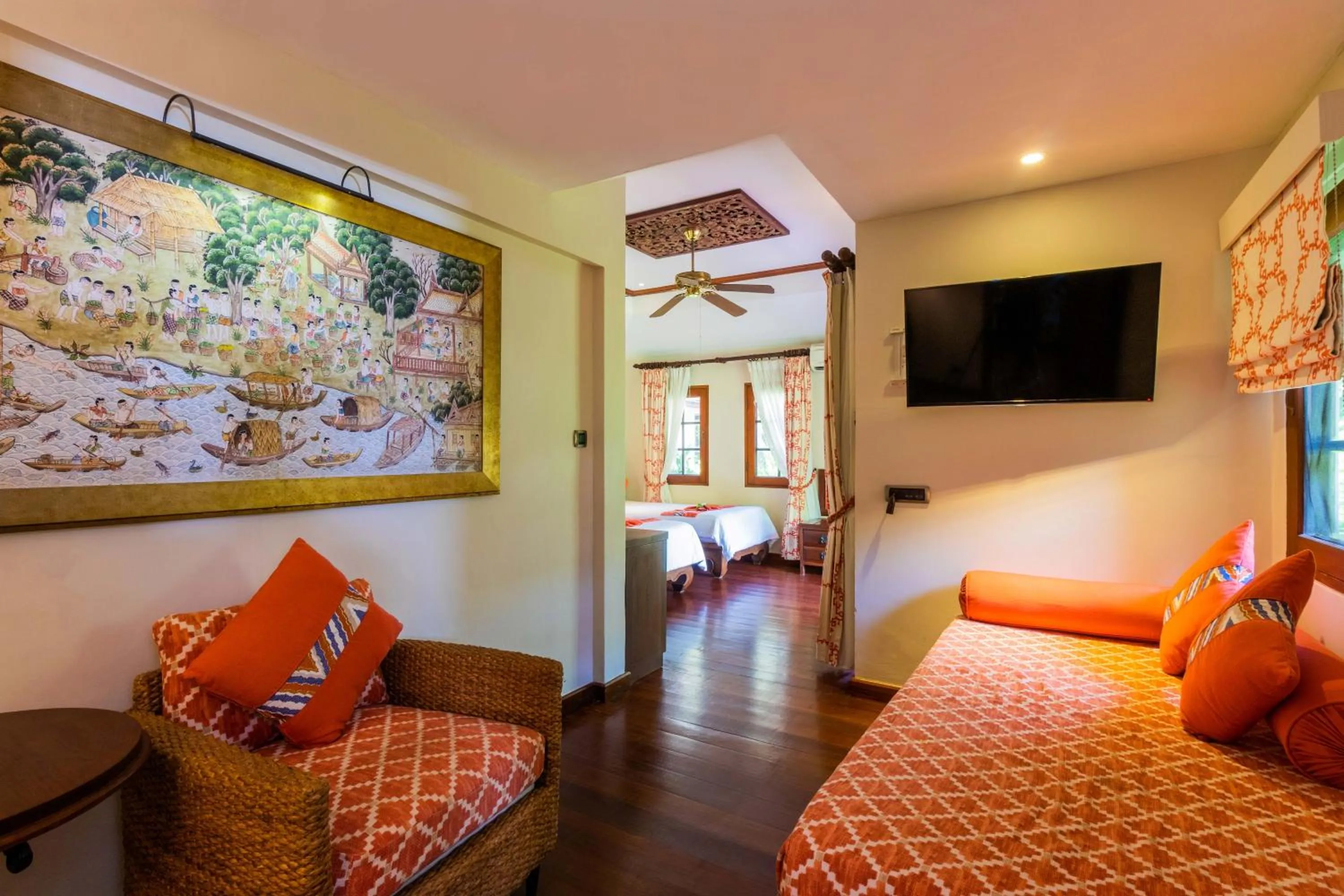 Living room, Bed in Anavana Beach Resort