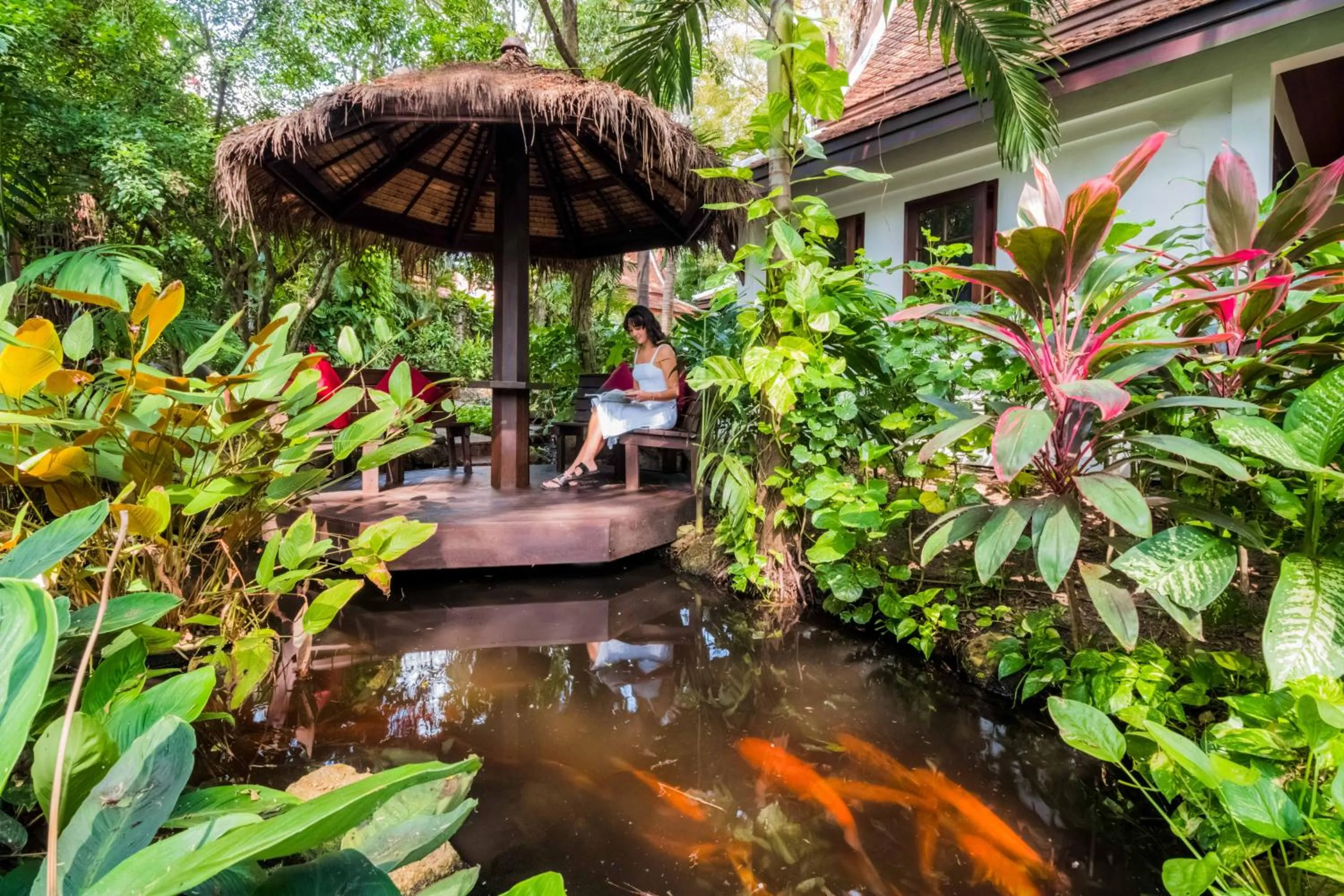 Garden view in Anavana Beach Resort