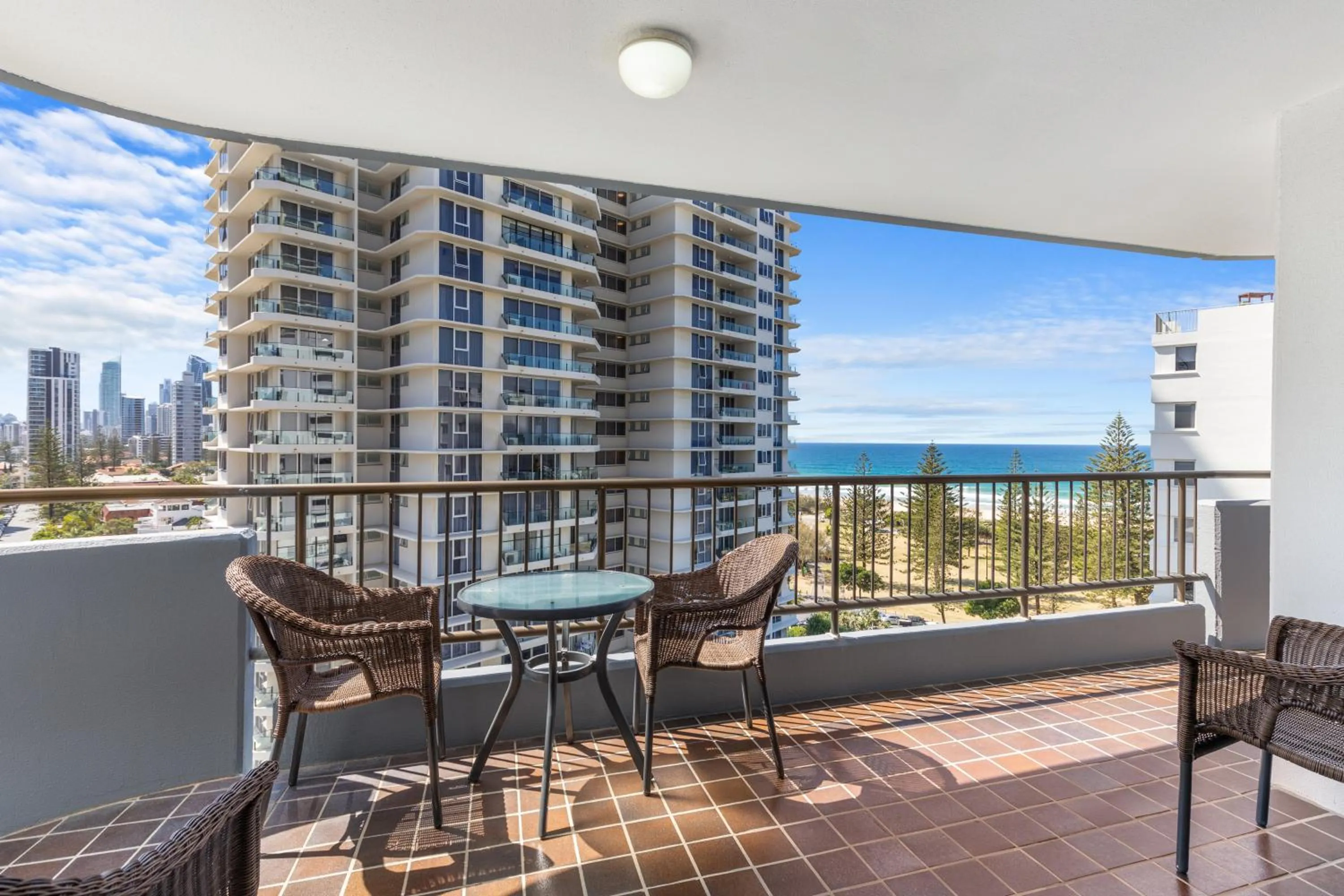 Balcony/Terrace in Pacific Resort Broadbeach