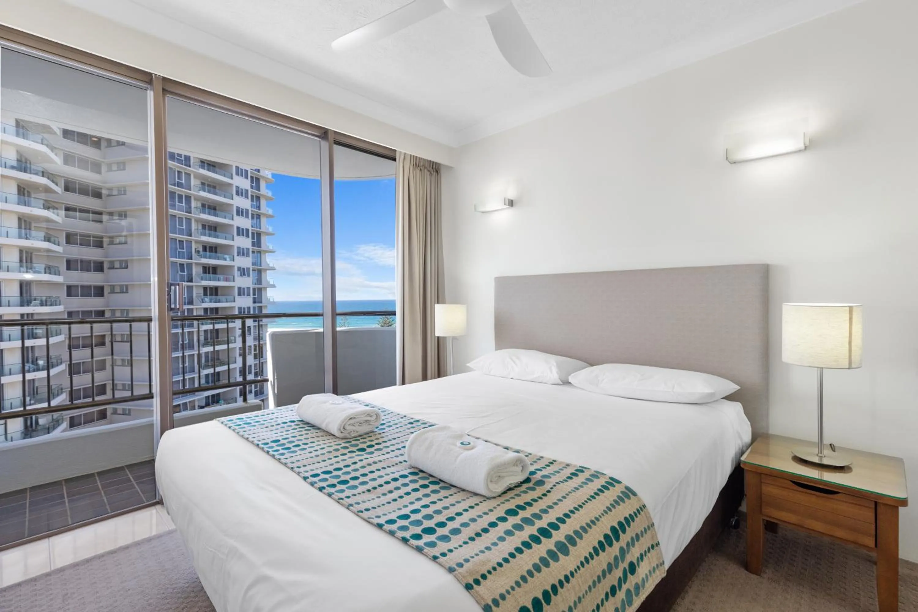 Bed in Pacific Resort Broadbeach