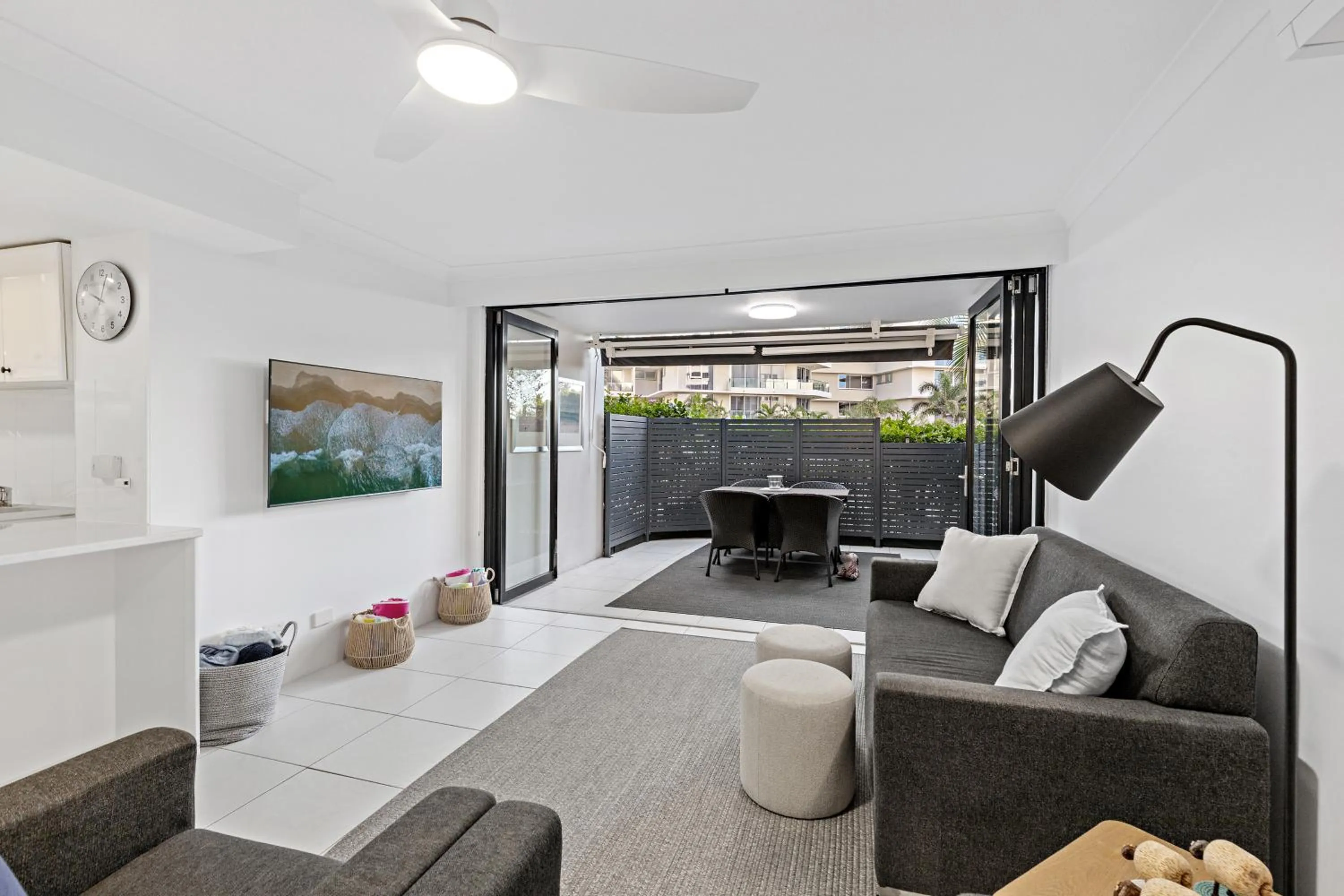 Living room in Pacific Resort Broadbeach