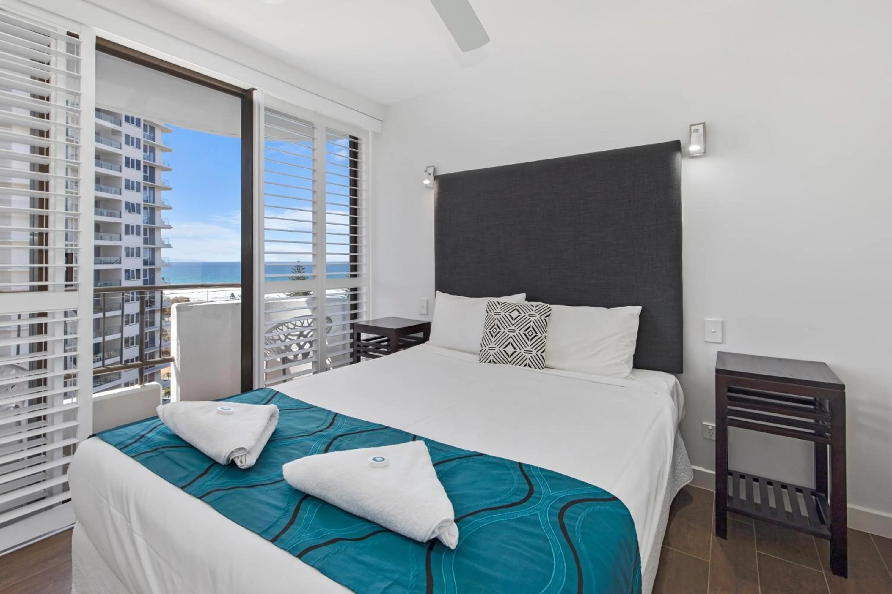 Bed in Pacific Resort Broadbeach