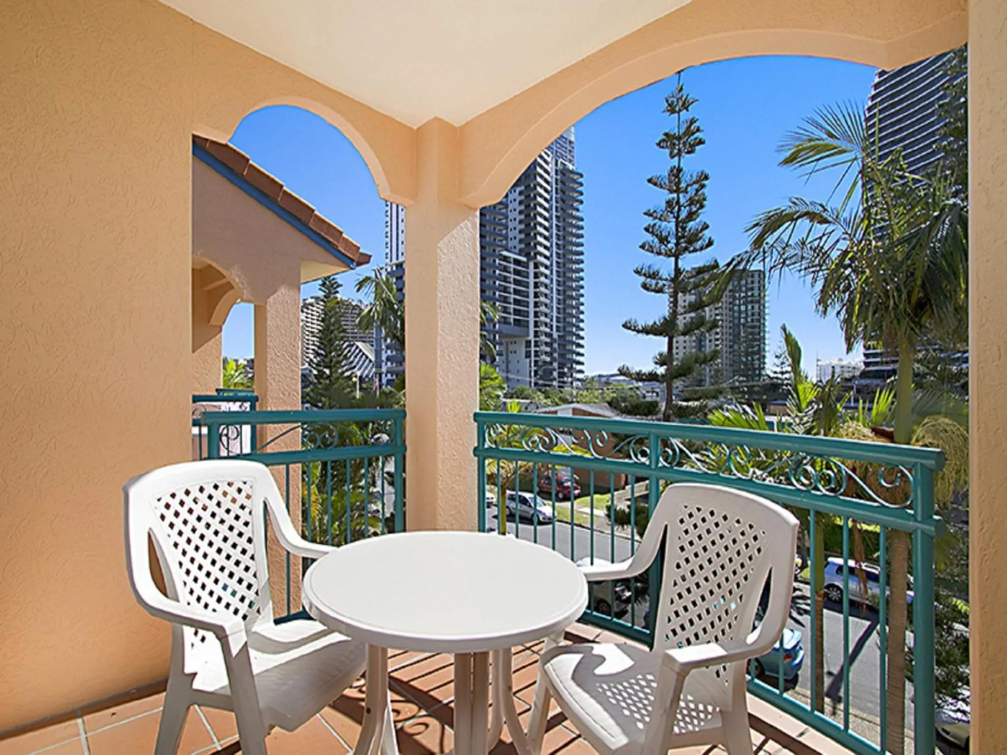 Balcony/Terrace in Aruba Surf Resort