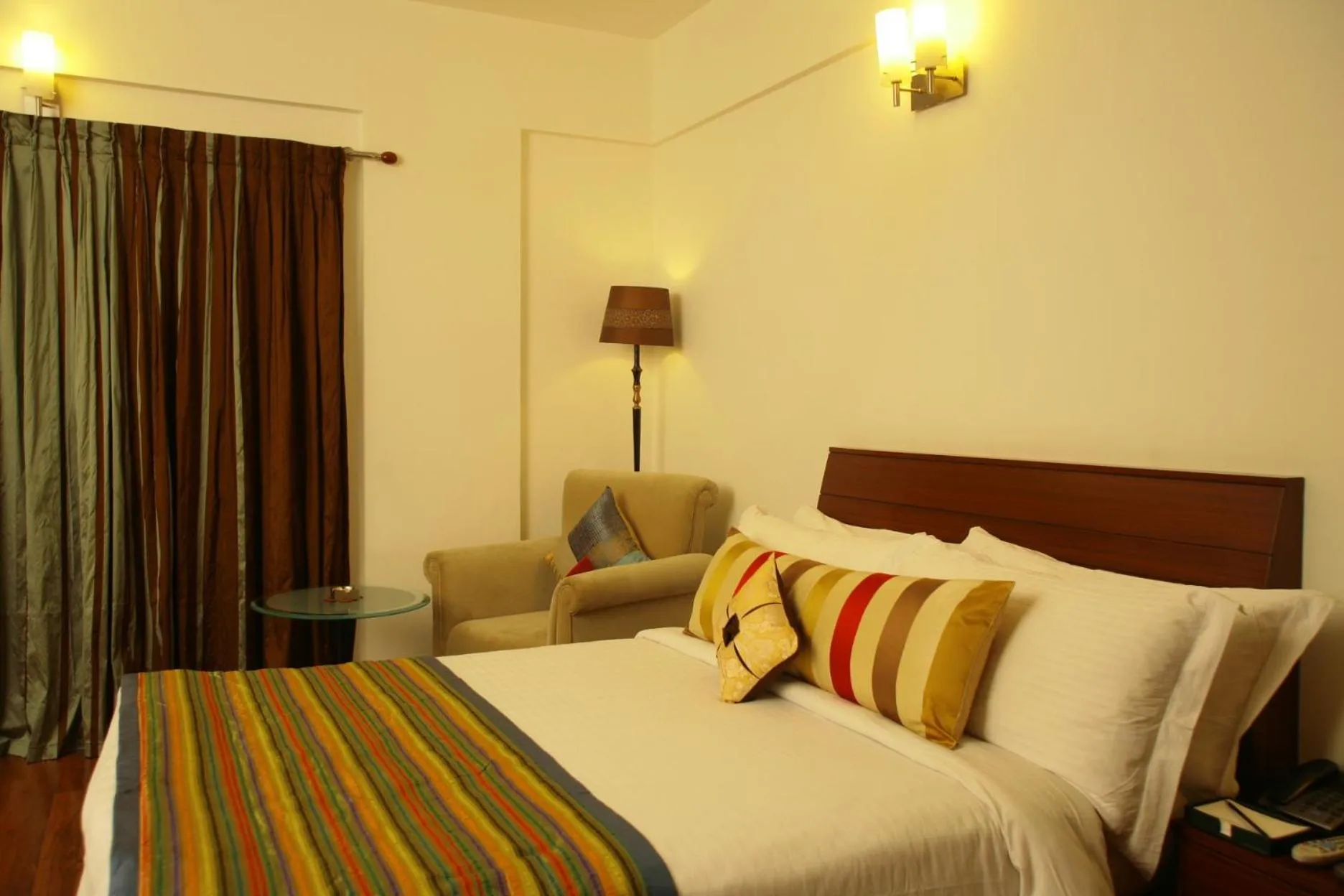 Bedroom, Bed in juSTa Off MG Road