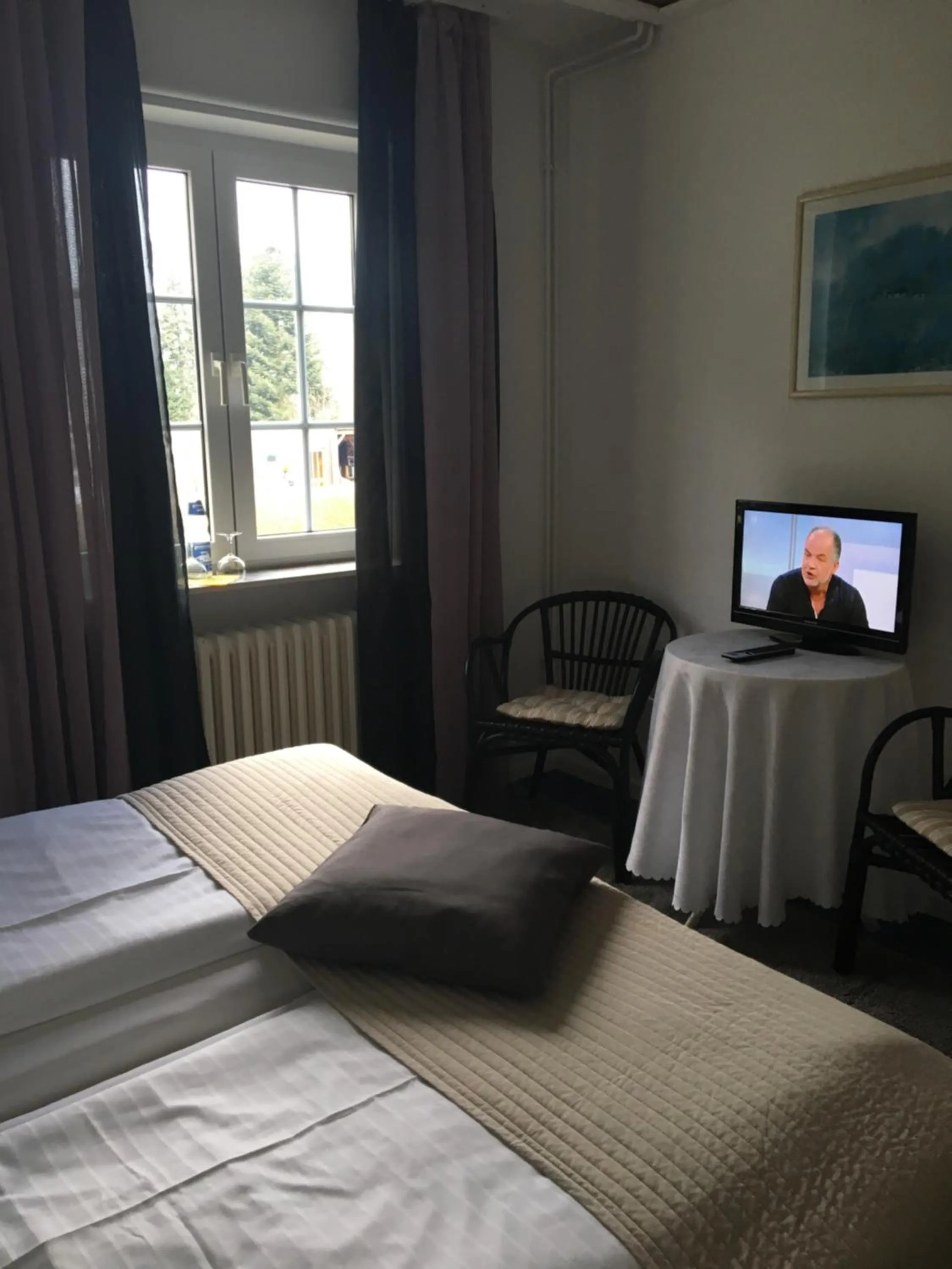 Bed in Das Ostseehotel