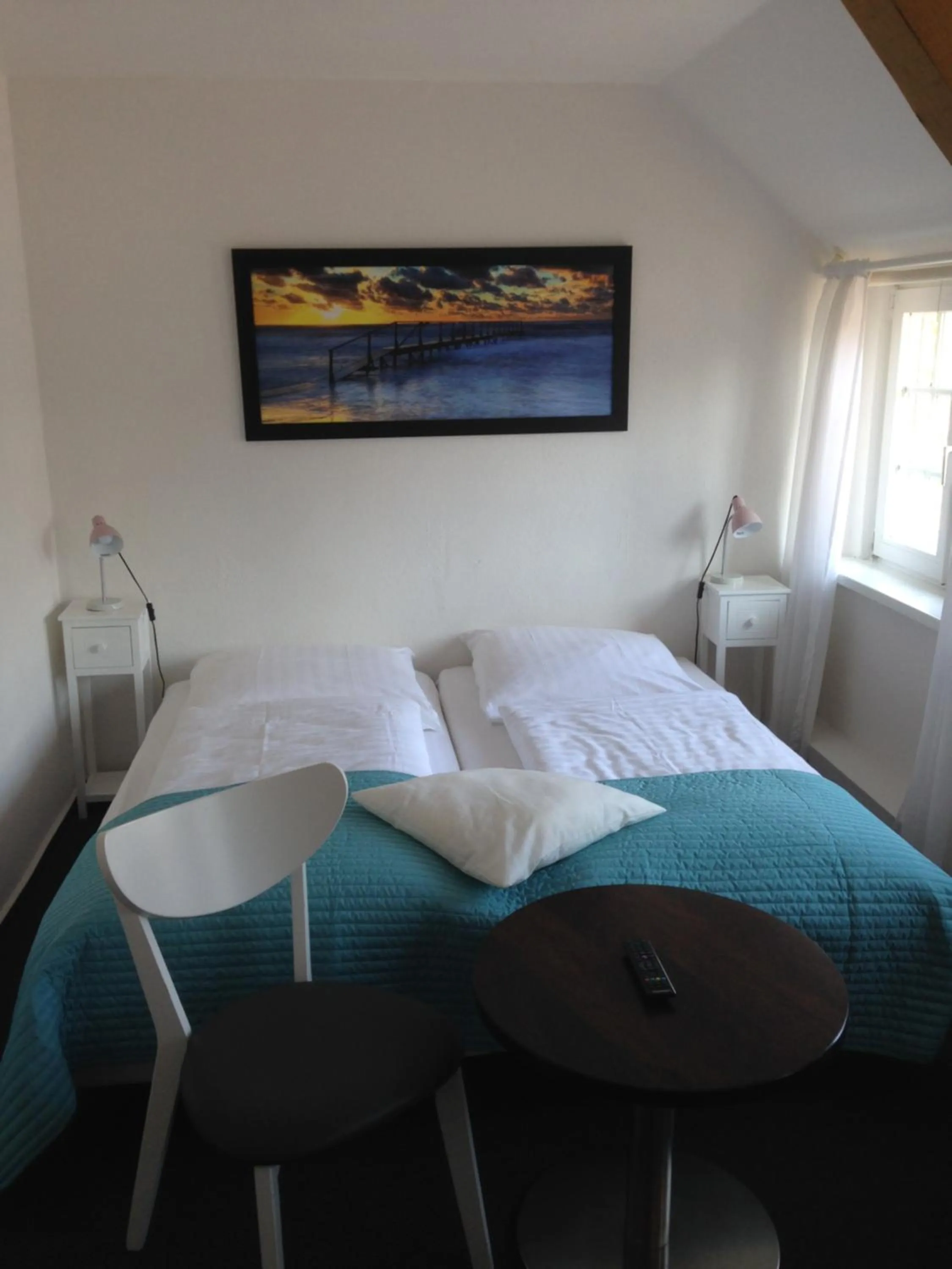 Bed in Das Ostseehotel