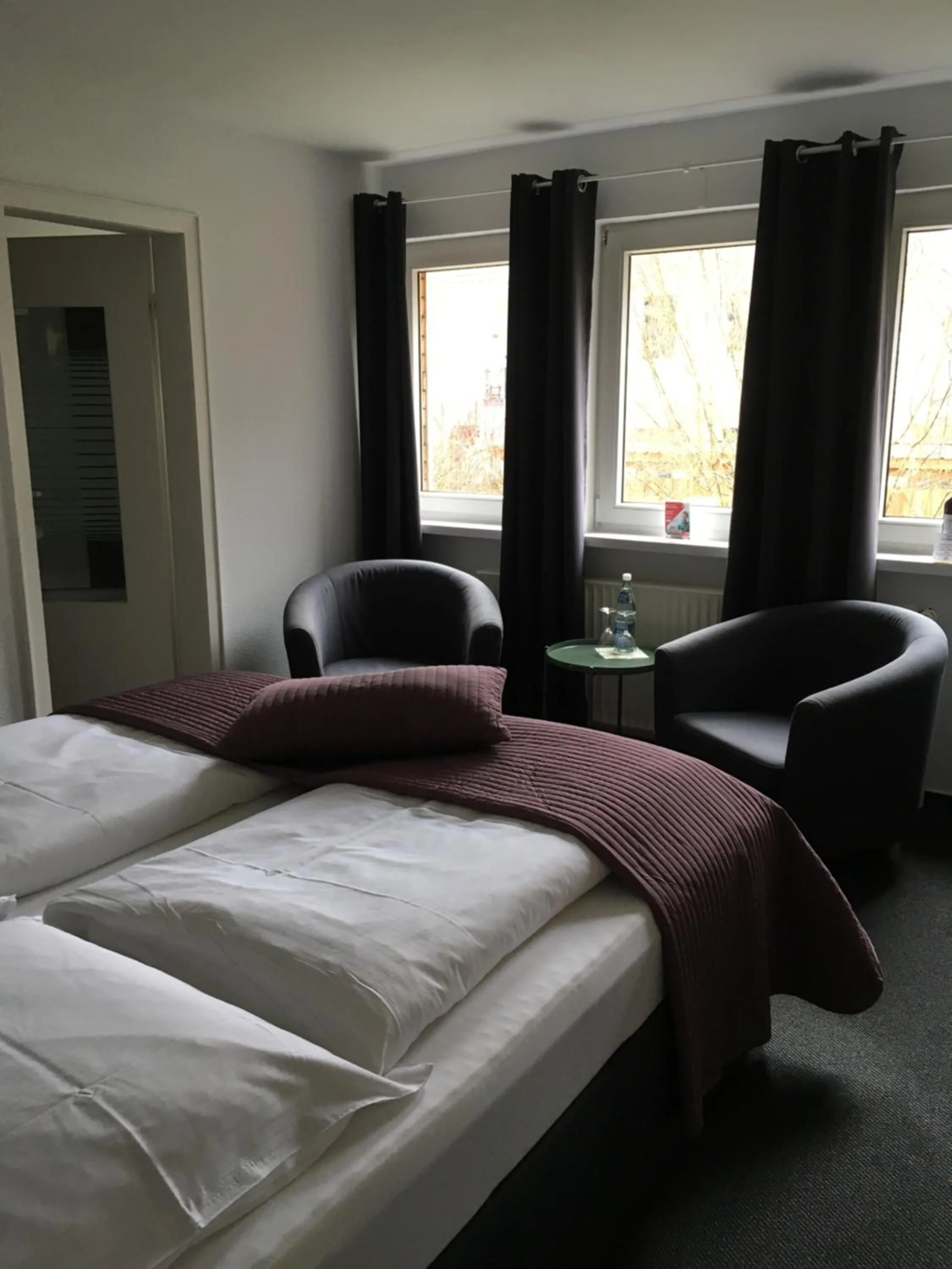 Bed in Das Ostseehotel