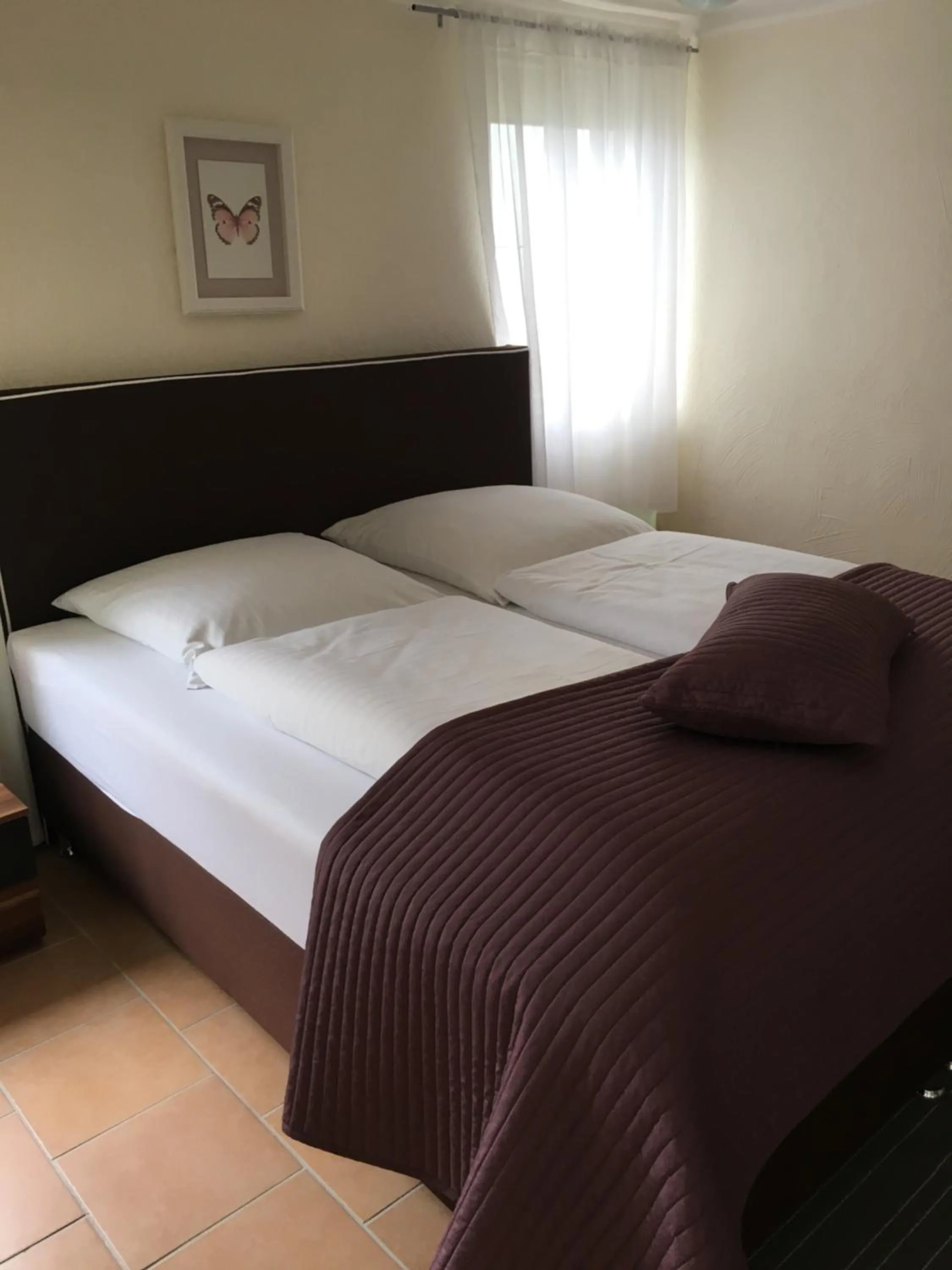 Bed in Das Ostseehotel