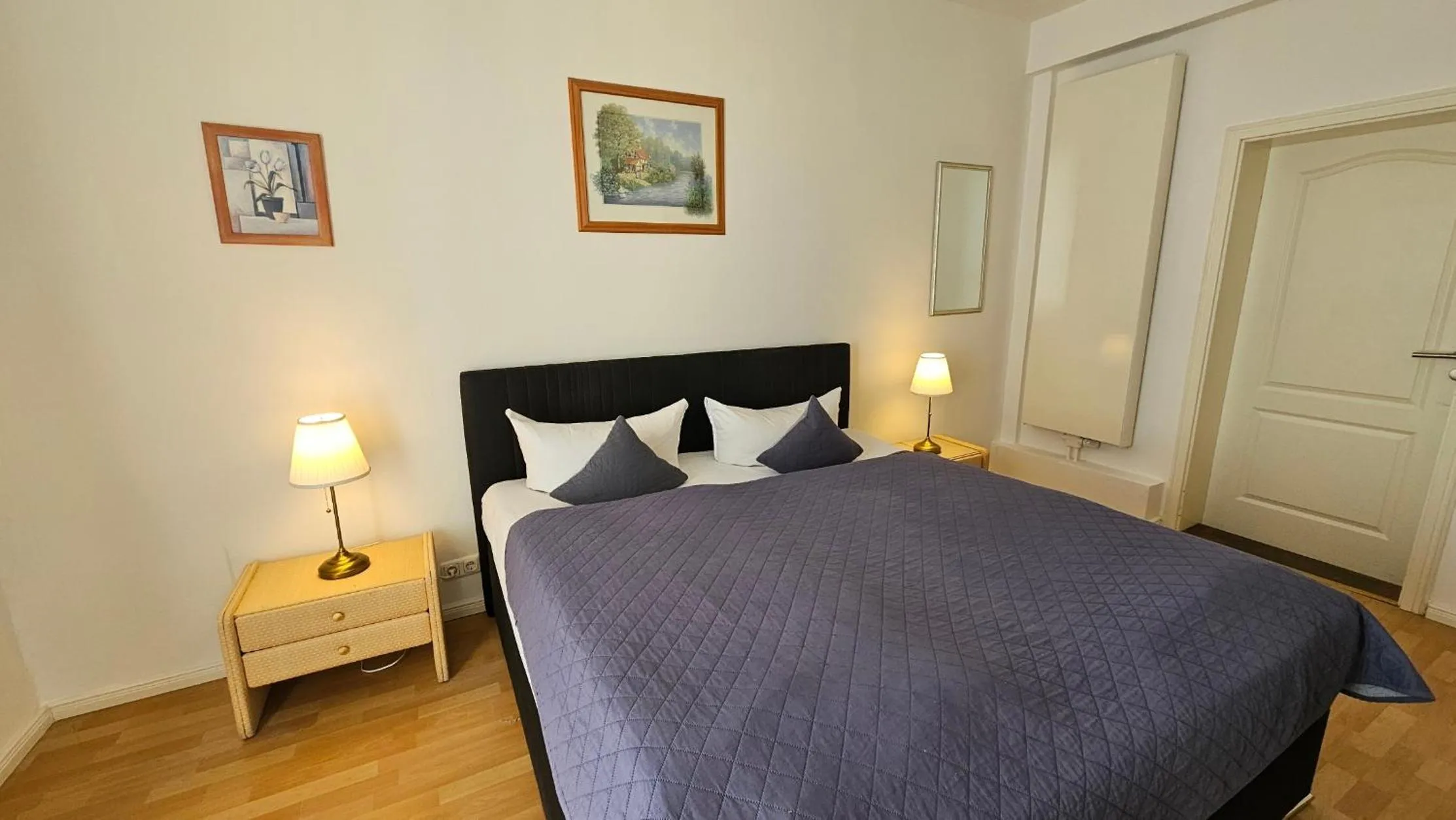 Bed in Hotel Seelust